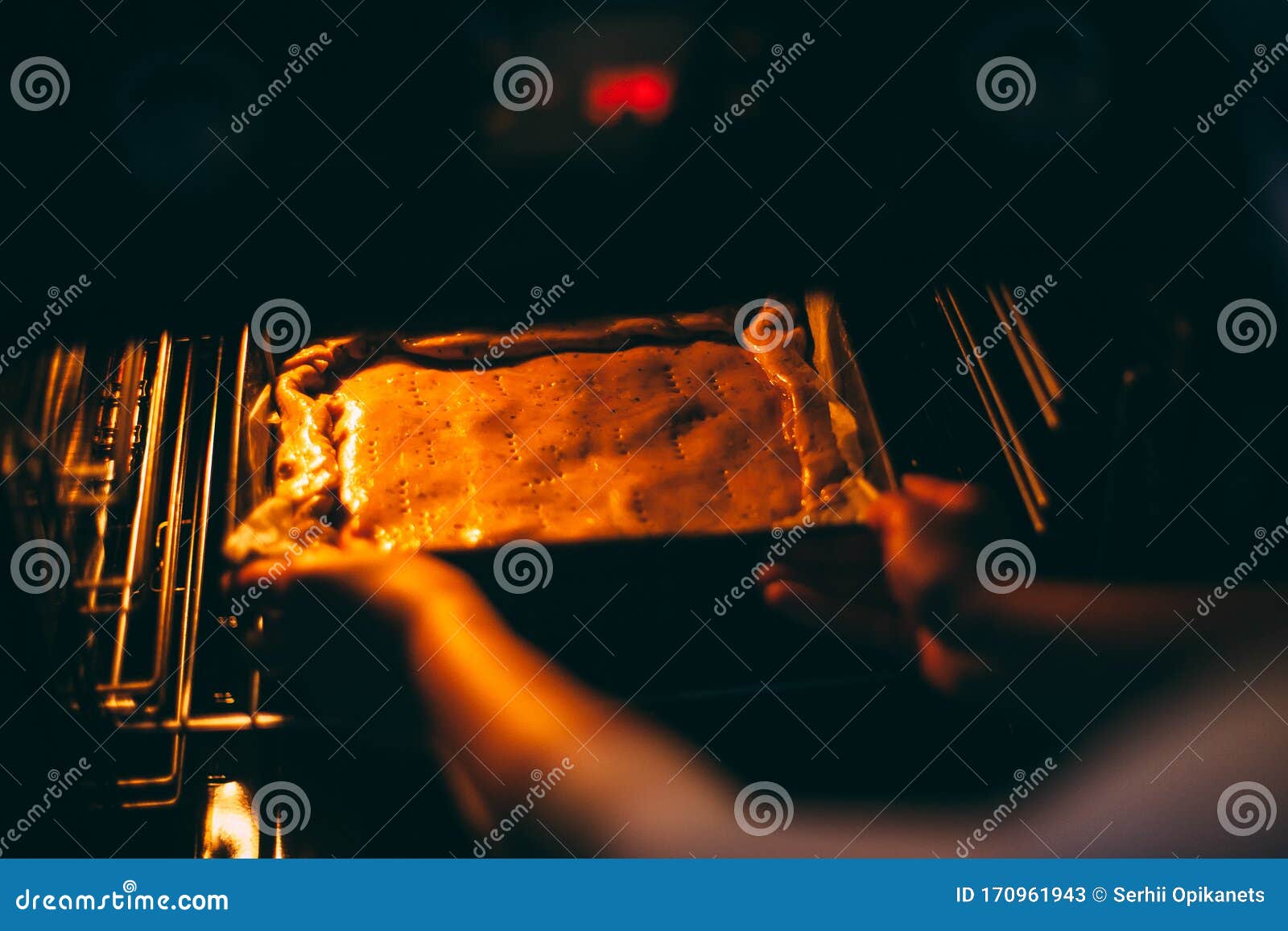 Warm Light Cheese Cake in the Girl`s Hands Shove Cheese Cake in the