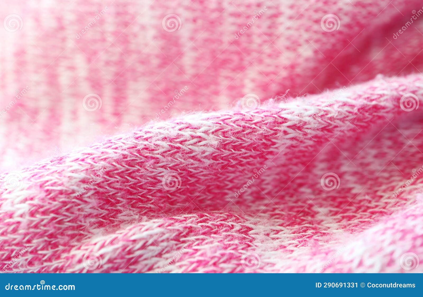 Warm and Light Pastel Pink and White Drapery Wool Shawl Stock