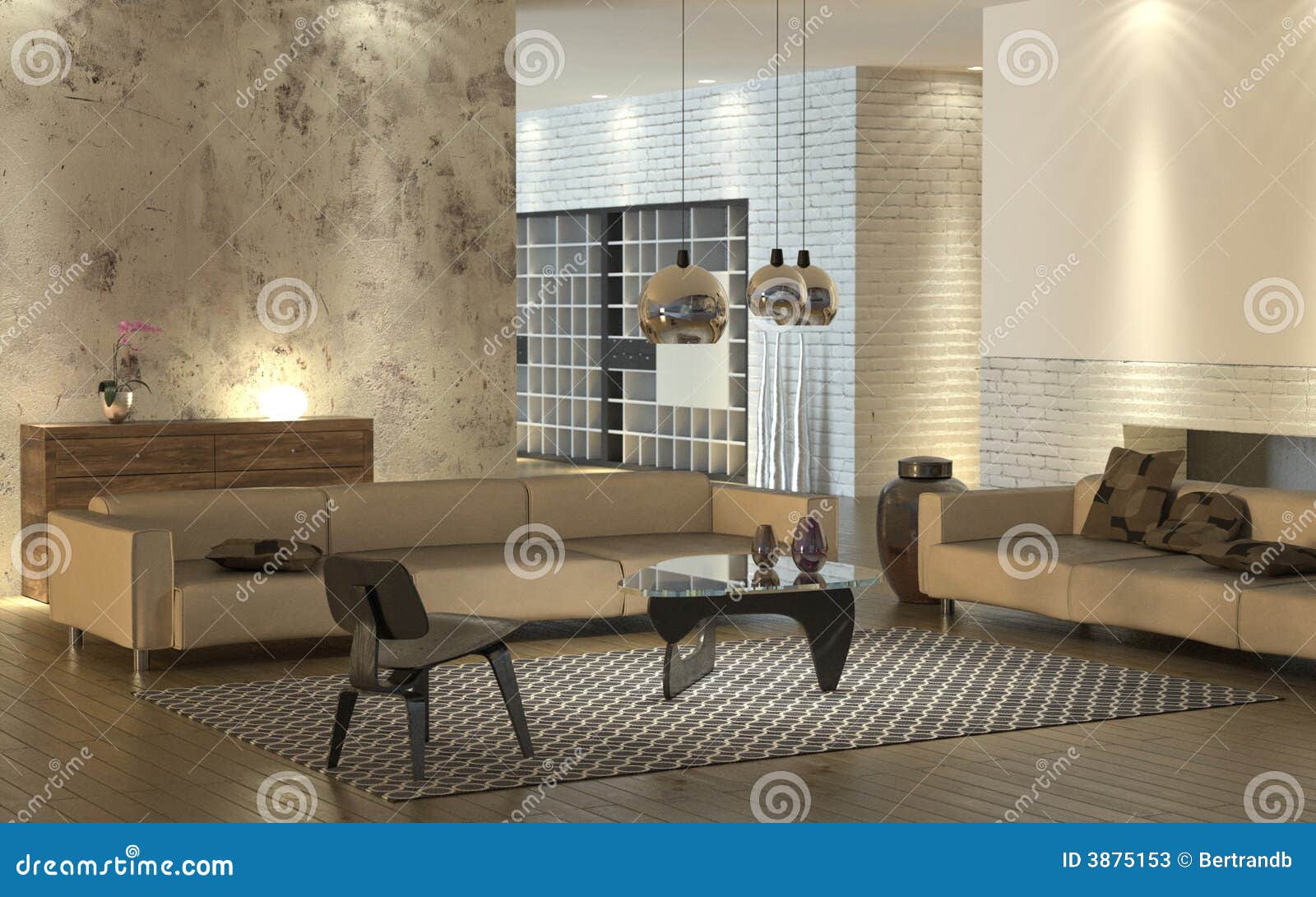  Warm Modern  Interior  Stock Photos Image 3875153