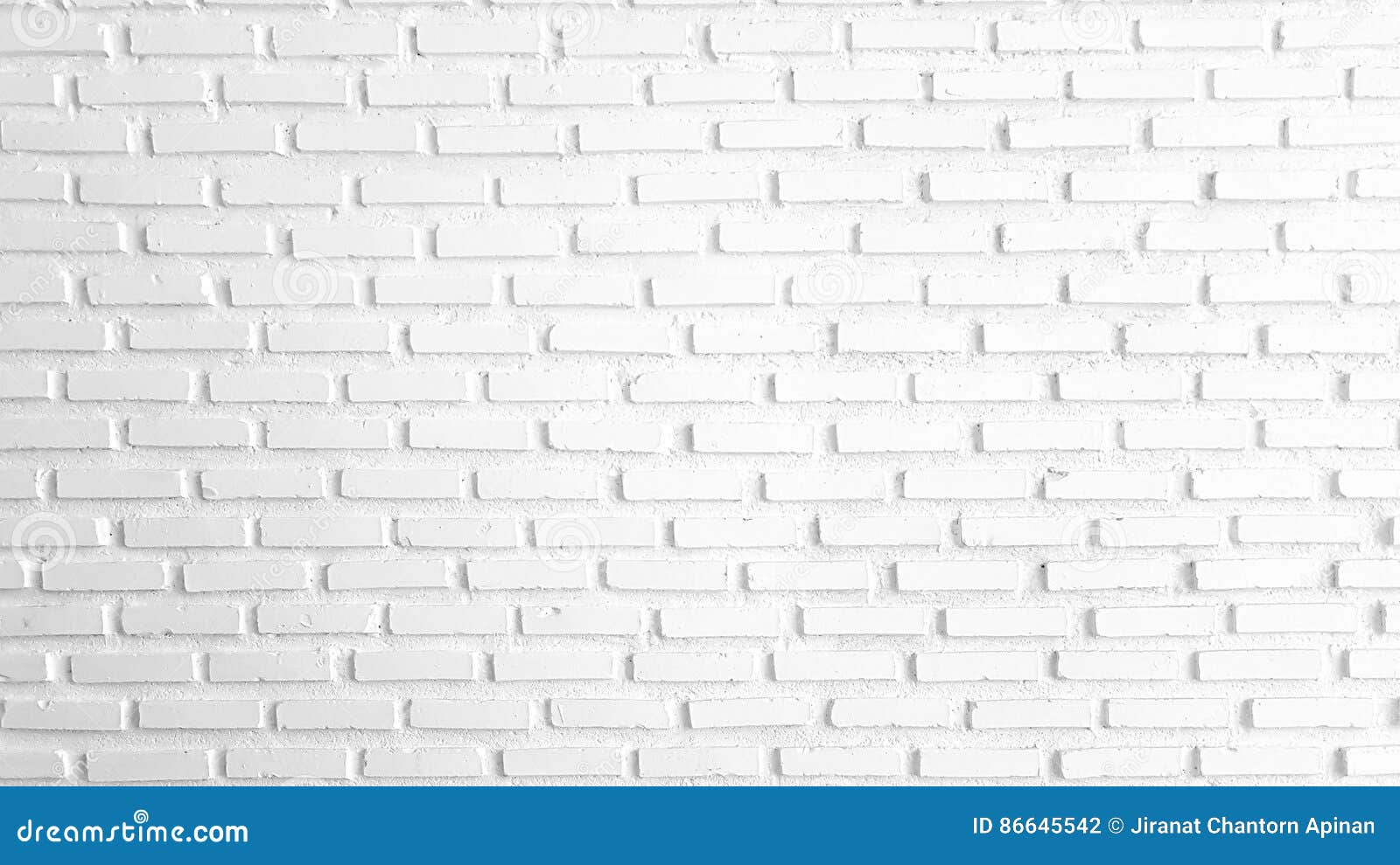 Warm Red and White Brick Wall for Texture or Background Stock Photo