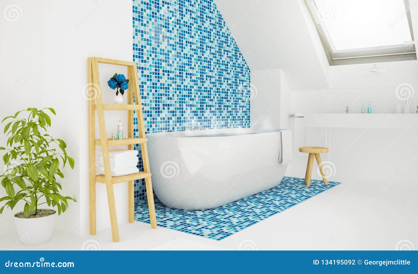 Warm water bath stock photo. Image of estate, home, contemporary