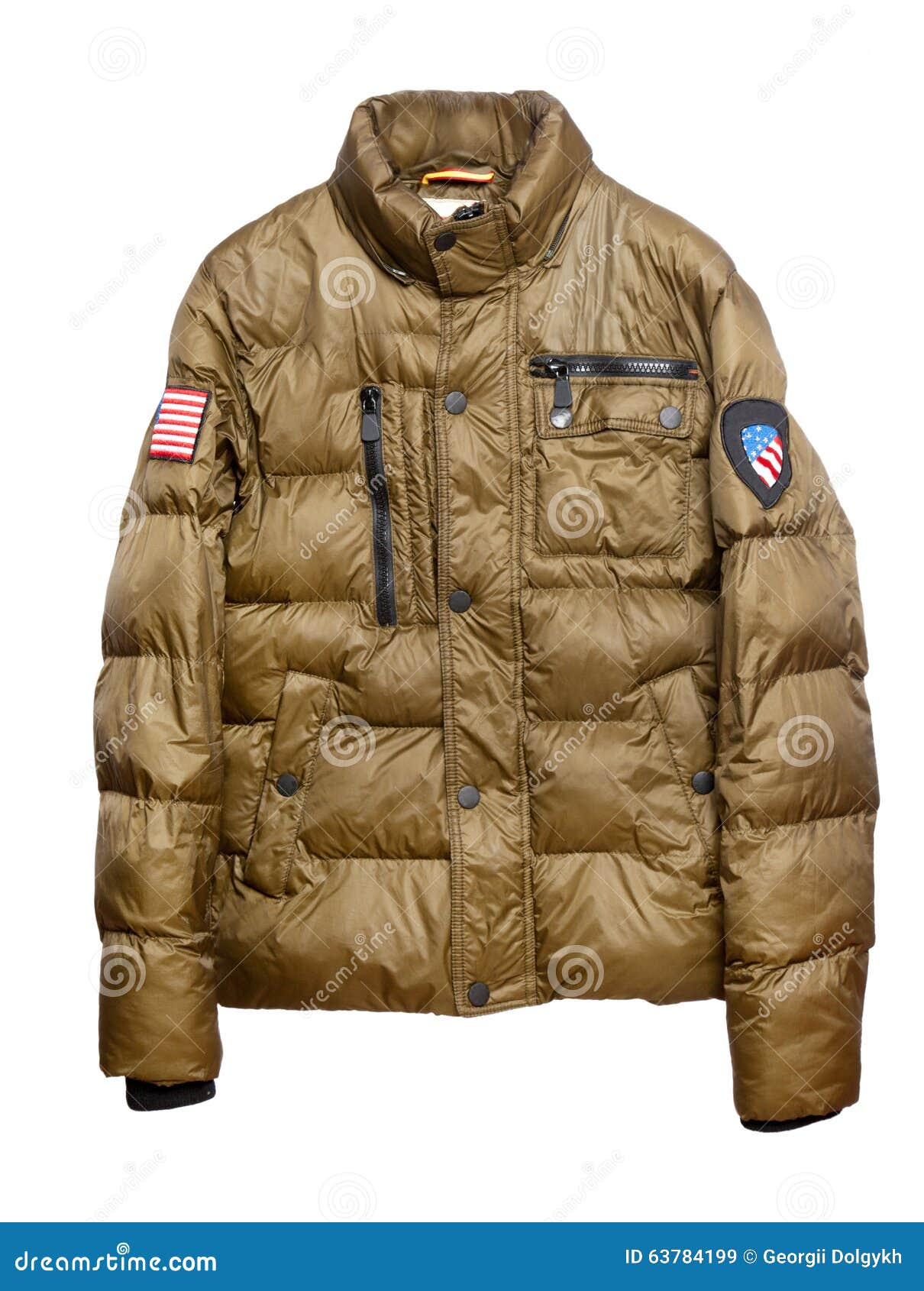 Warm winter jacket stock image. Image of modern, white - 63784199