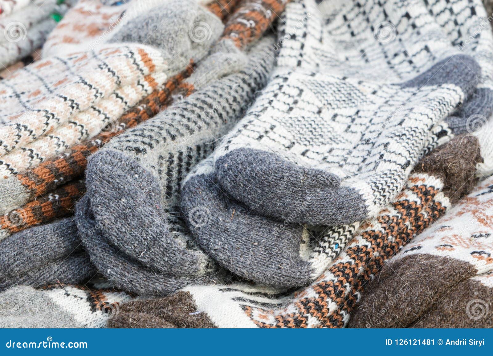 Warm Wool Jerseys Patterned Socks Stock Image Image of color, fiber