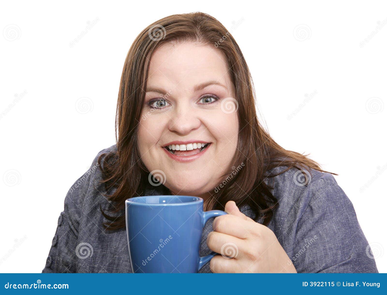 Warming Up with Coffee stock image. Image of mocha, hair 3922115