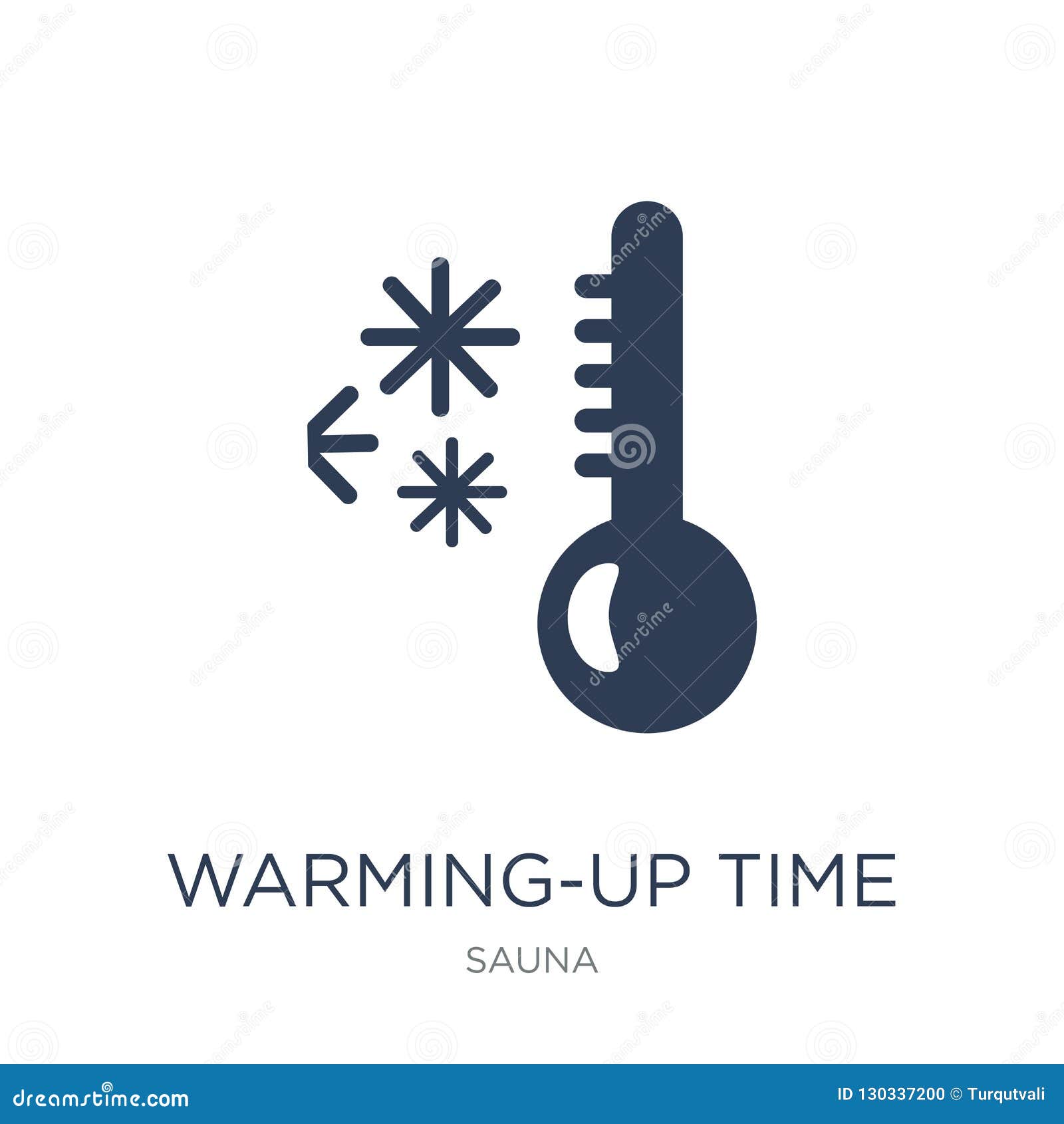 Warming-up Time Icon. Trendy Flat Vector Warming-up Time Icon on Stock ...