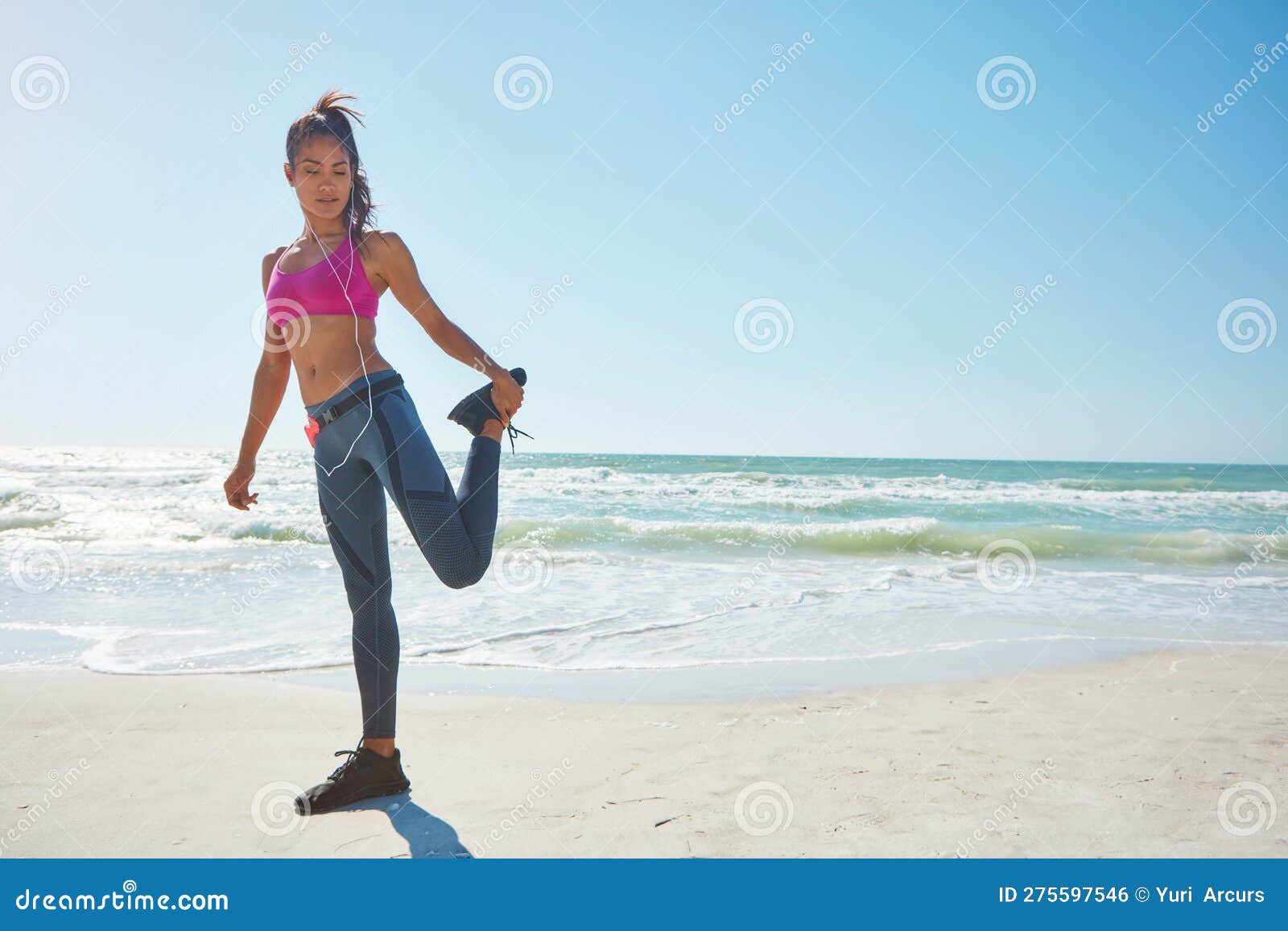 Warmup and Get the Most Out of Your Workout. an Attractive Young Woman