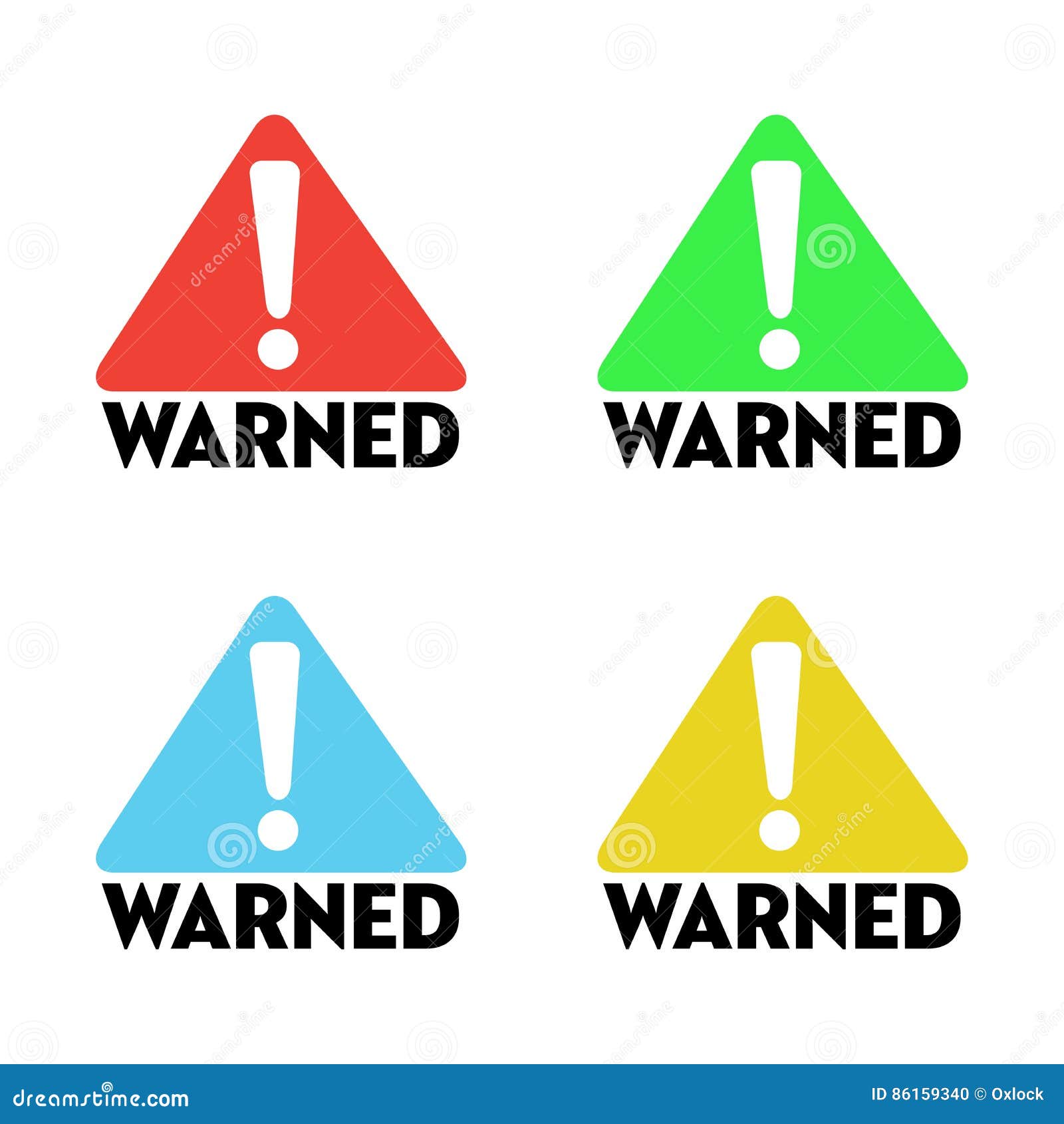 warned signs