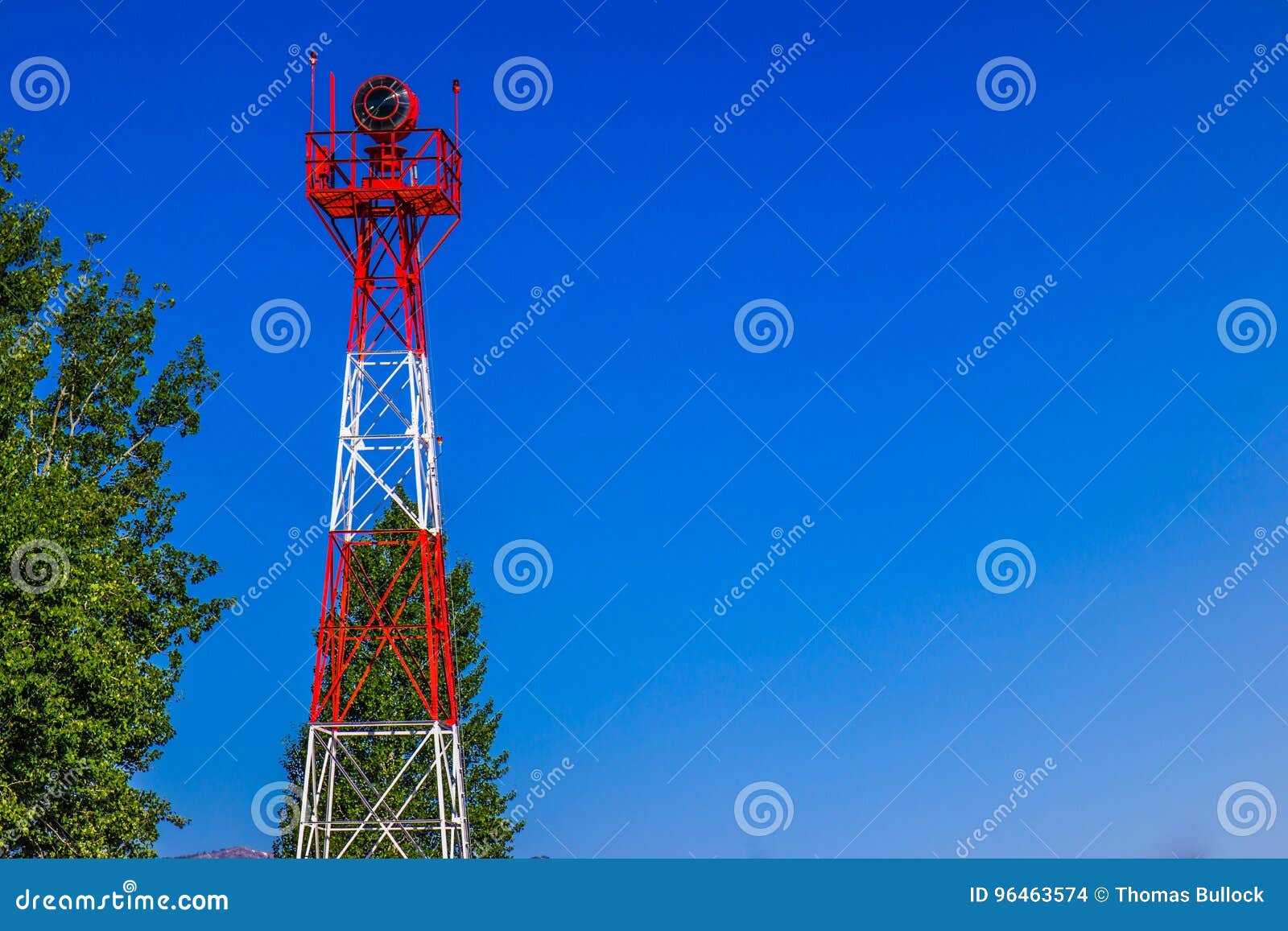 Warning Light Tower at Small Airport Stock Photo Image of turn, light
