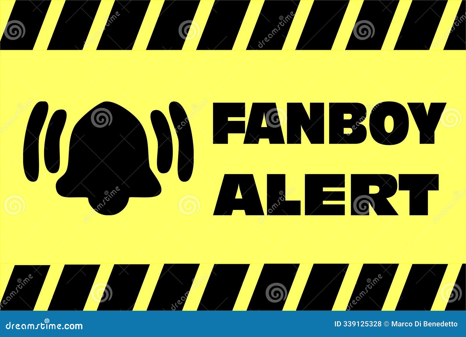 warning message against fanboys web banner about unconditional support