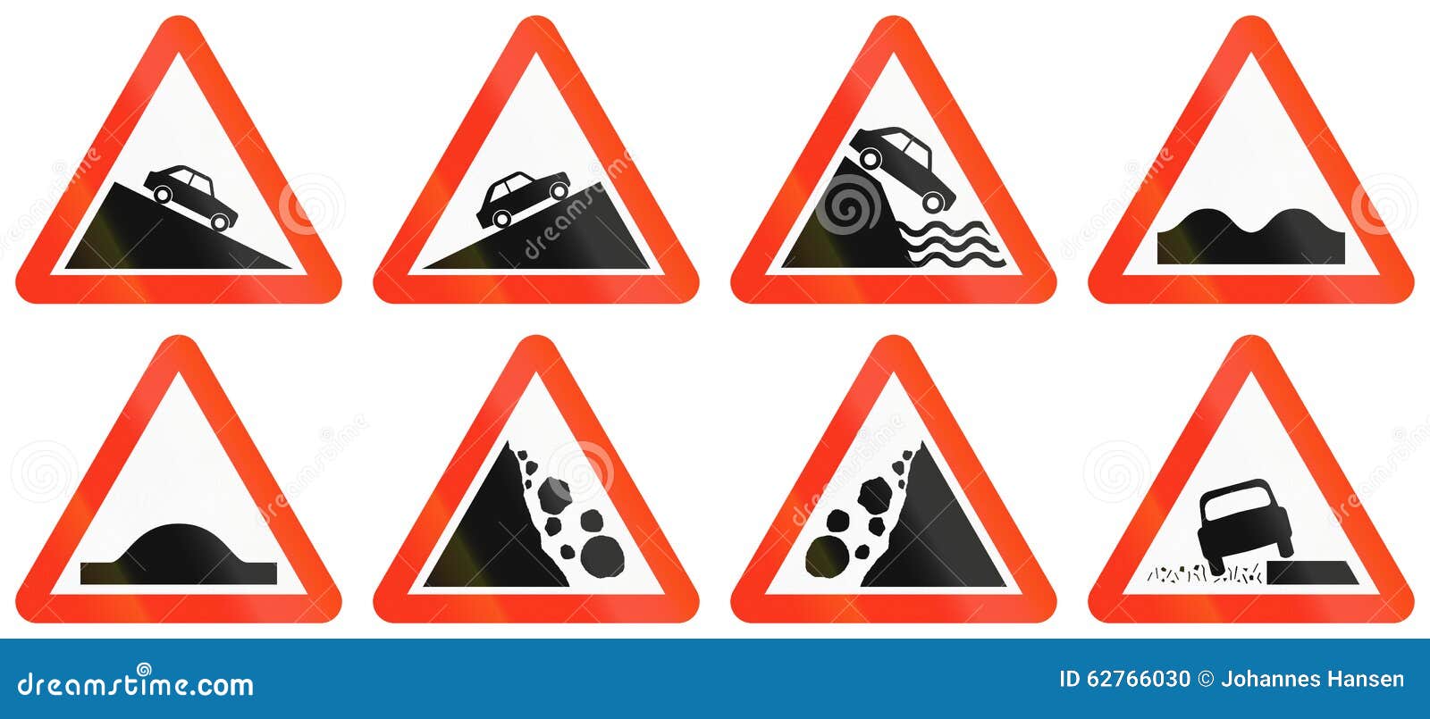 Warning Road Signs in Bangladesh Stock Illustration Illustration of