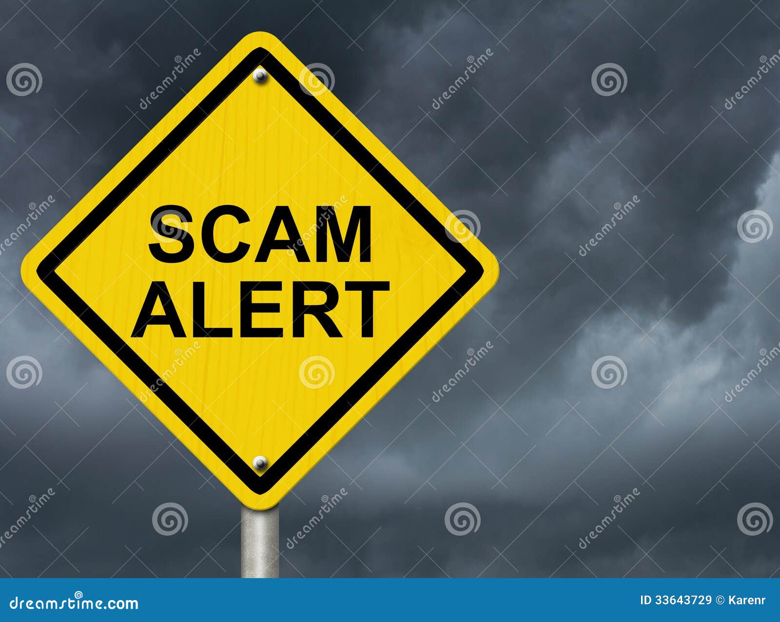 warning of scam