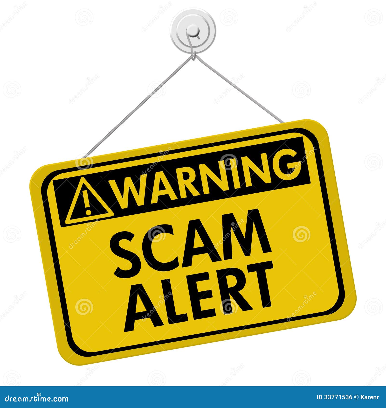 warning of scam alert
