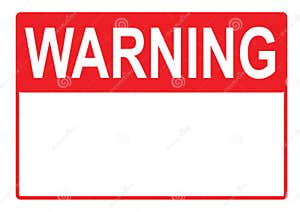 Warning Sign Danger Sign With Blank Space For Your Text Printable Paper 