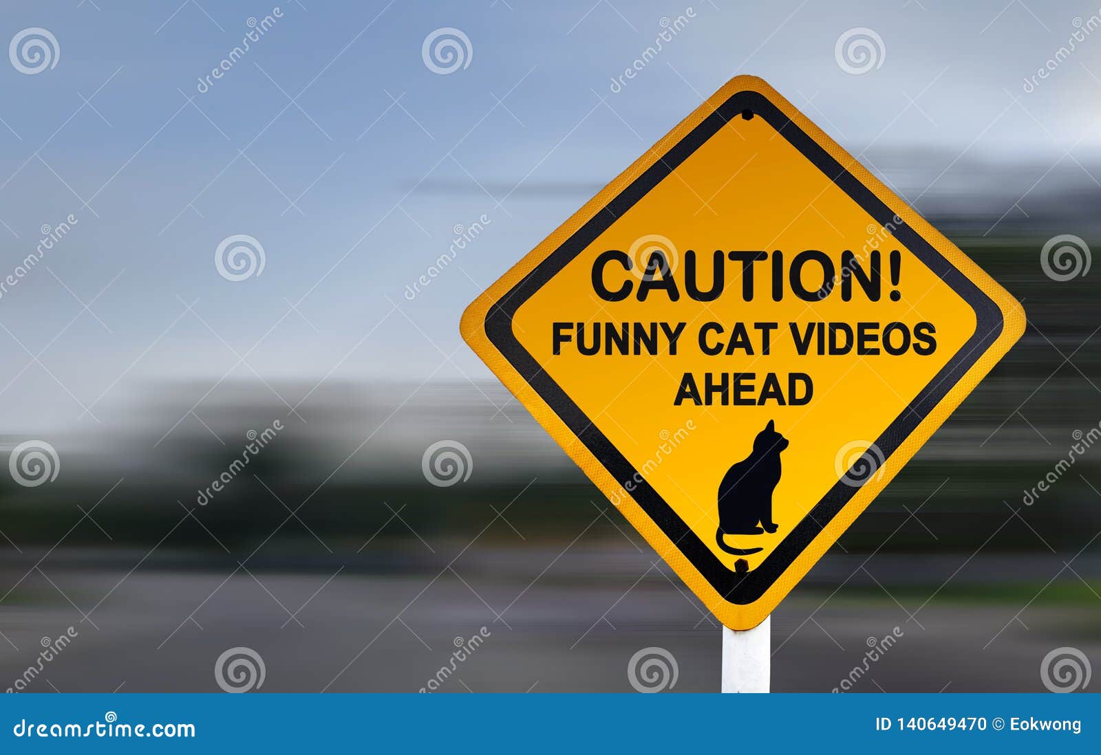 Warning Sign for Funny Cat Videos - Funny Road Sign Stock Photo - Image of movement, banners: 140649470 Warning Sign for Funny Cat Videos - Funny Road Sign Stock Photo - Image of movement, banners: 140649470