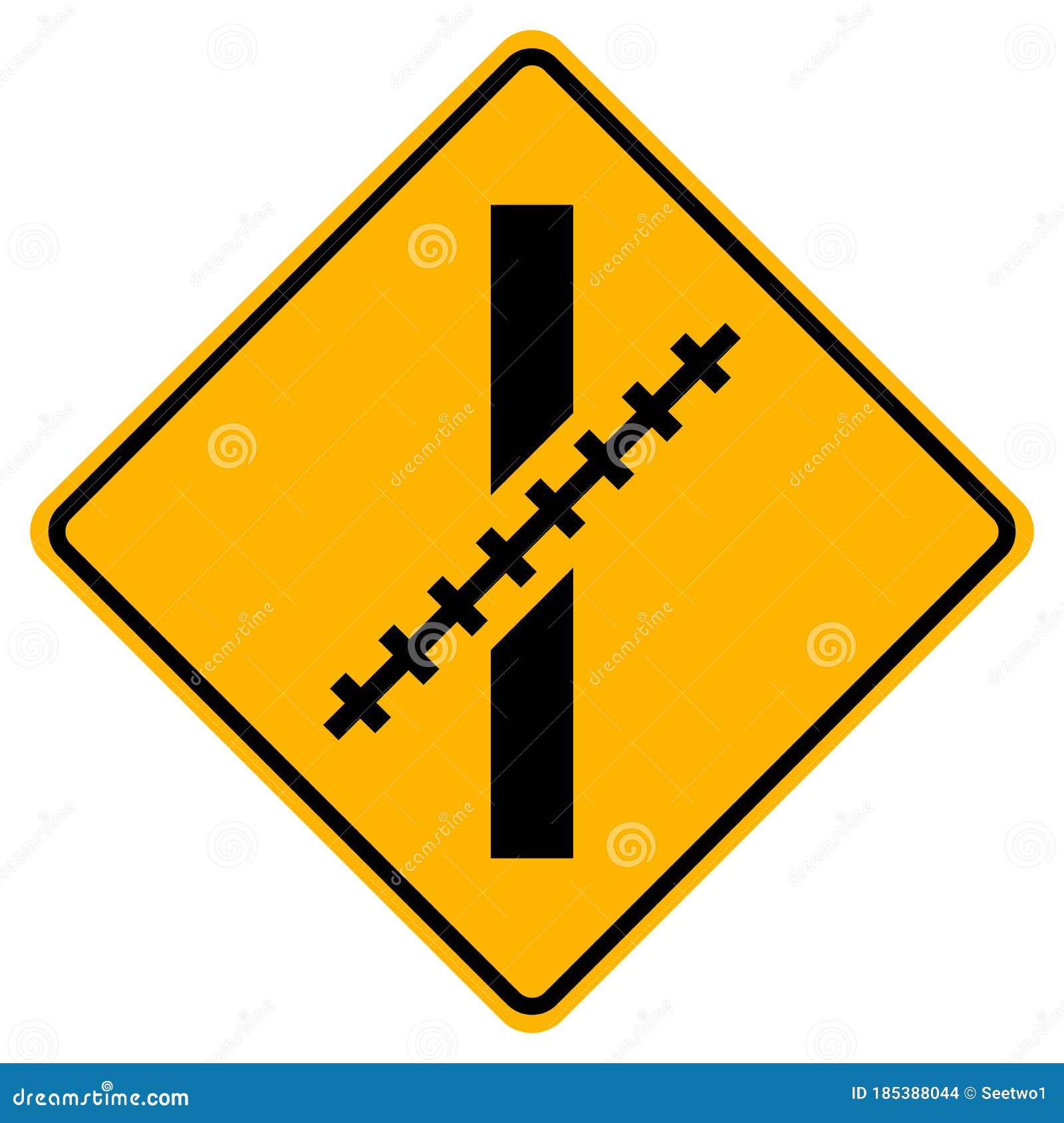 Railway Crossing Warning Signs Stock Illustrations 118 Railway Crossing Warning Signs Stock Illustrations Vectors Clipart Dreamstime