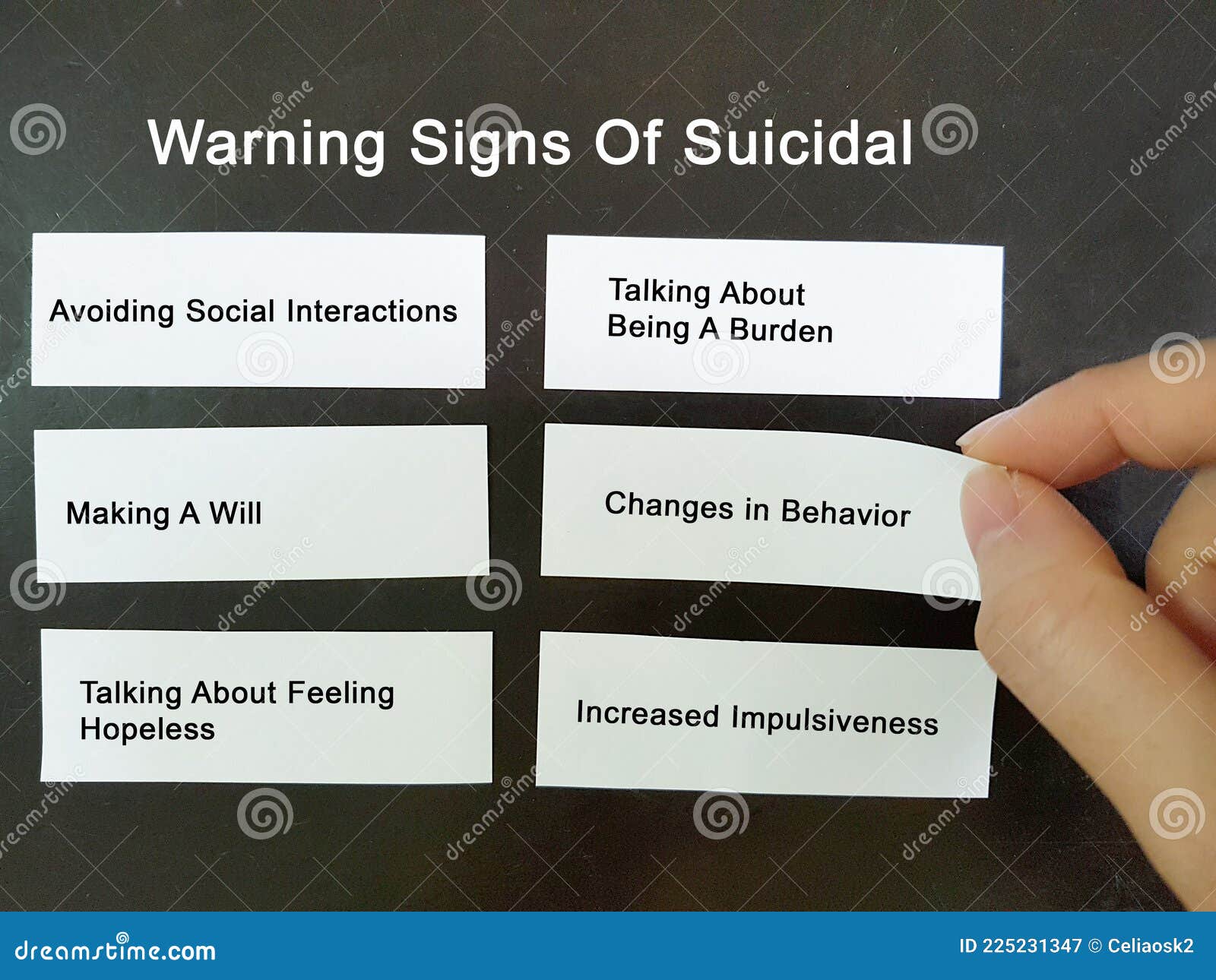 warning signs of suicidal. suicide prevention and awareness
