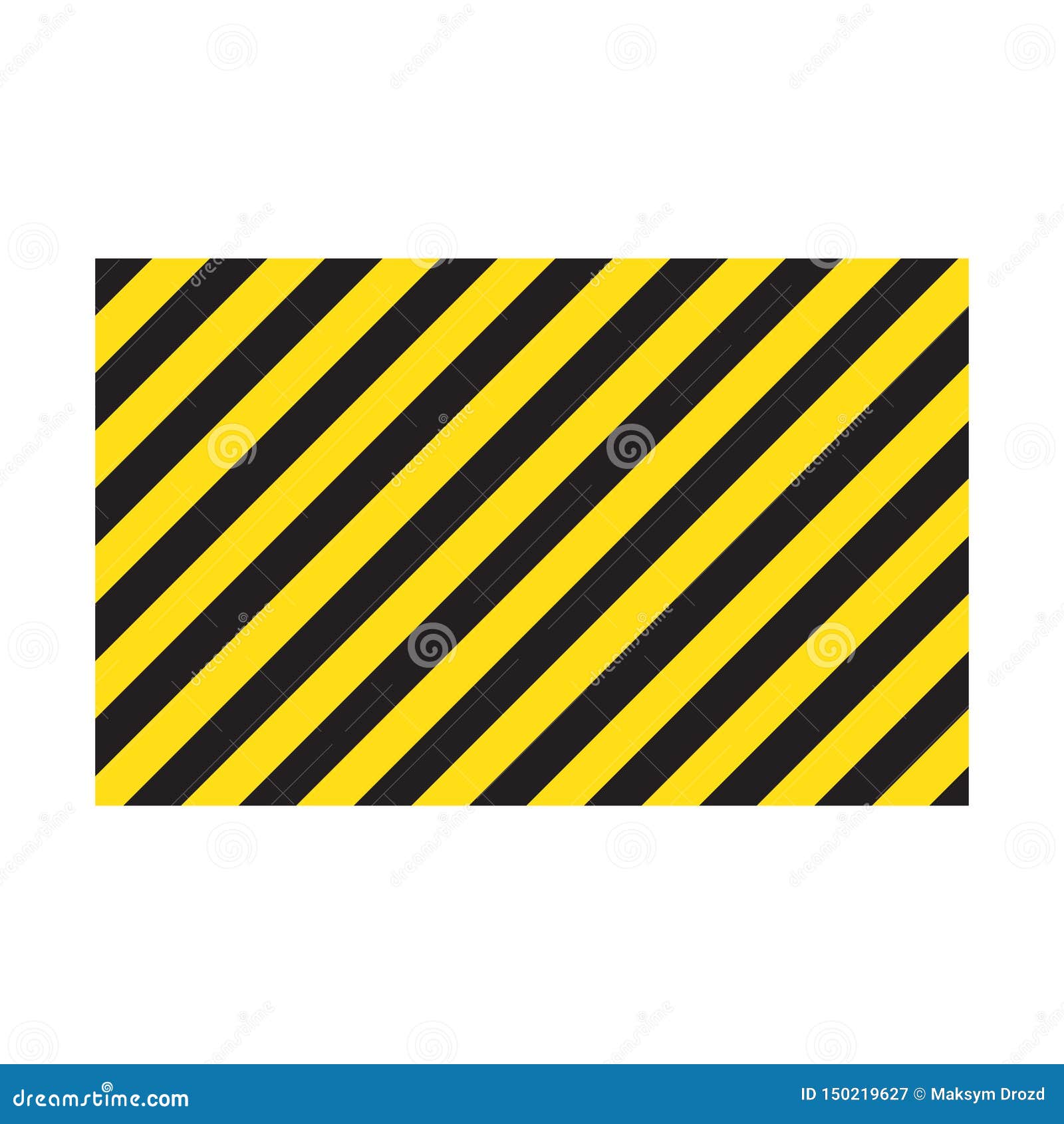 Warning Striped Rectangular Background Yellow And Black Stripes On The