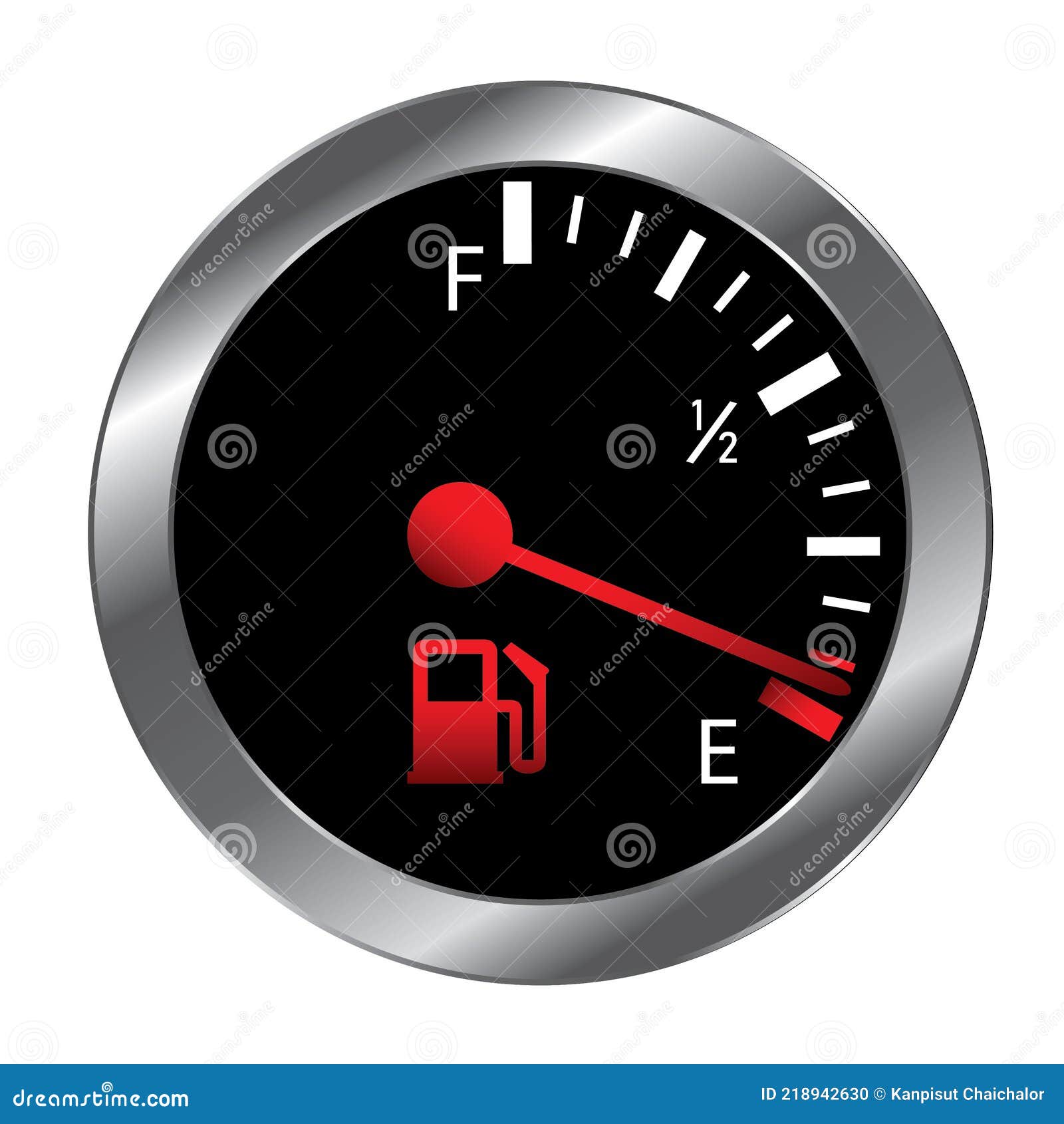 Warnleuchte Für Leere Kraftstoffvektoren in Einer Fahrzeugtafel.  Kraftstoffpumpensymbol. Benzin-Manometer-Armaturenbrett Im Auto M Vektor  Abbildung - Illustration von laufwerk, ausrüstung: 218942630