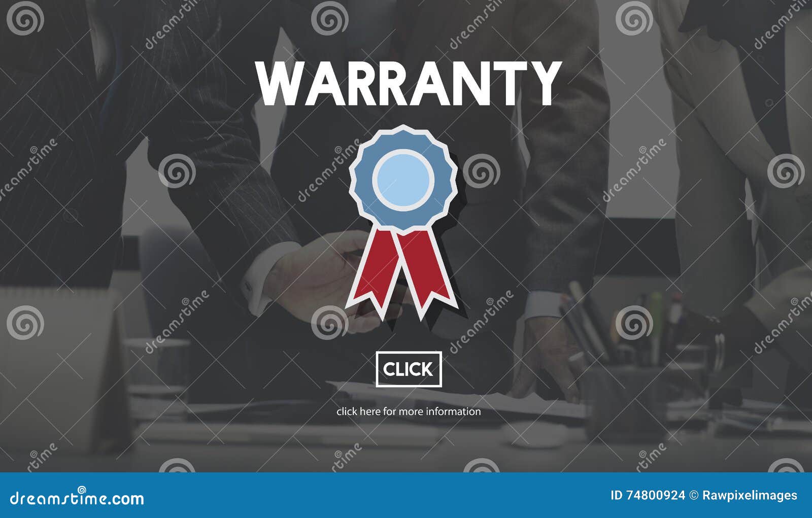 warranty guarantee guaranty quality certificate concept
