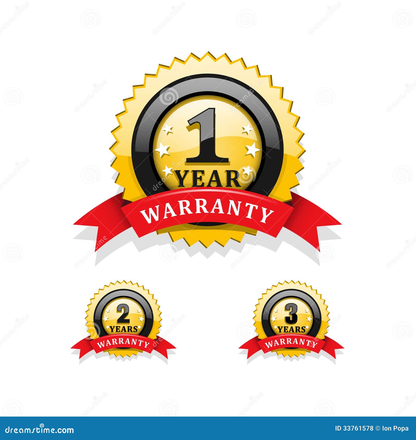 Warranty Symbols Royalty Free Stock Photos Image 33761578