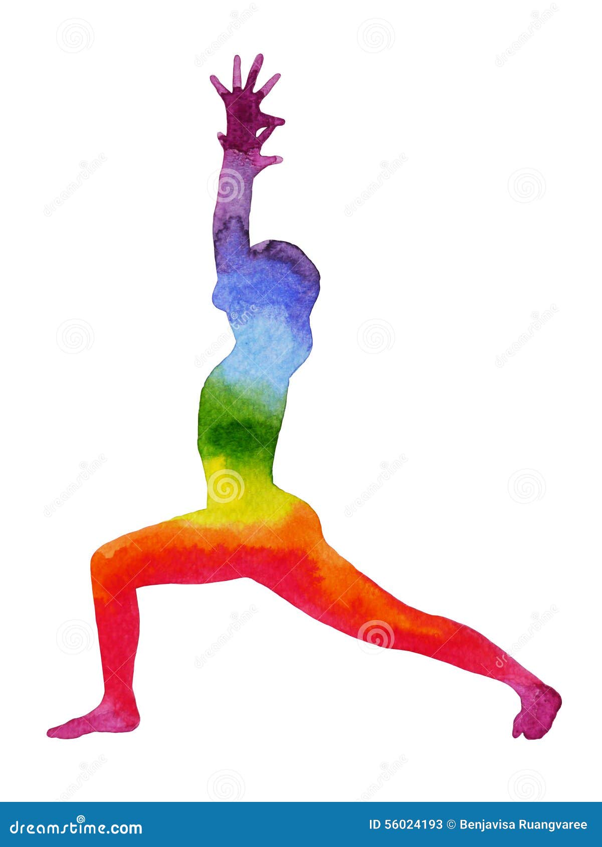 Warrior pose yoga Cut Out Stock Images & Pictures - Alamy