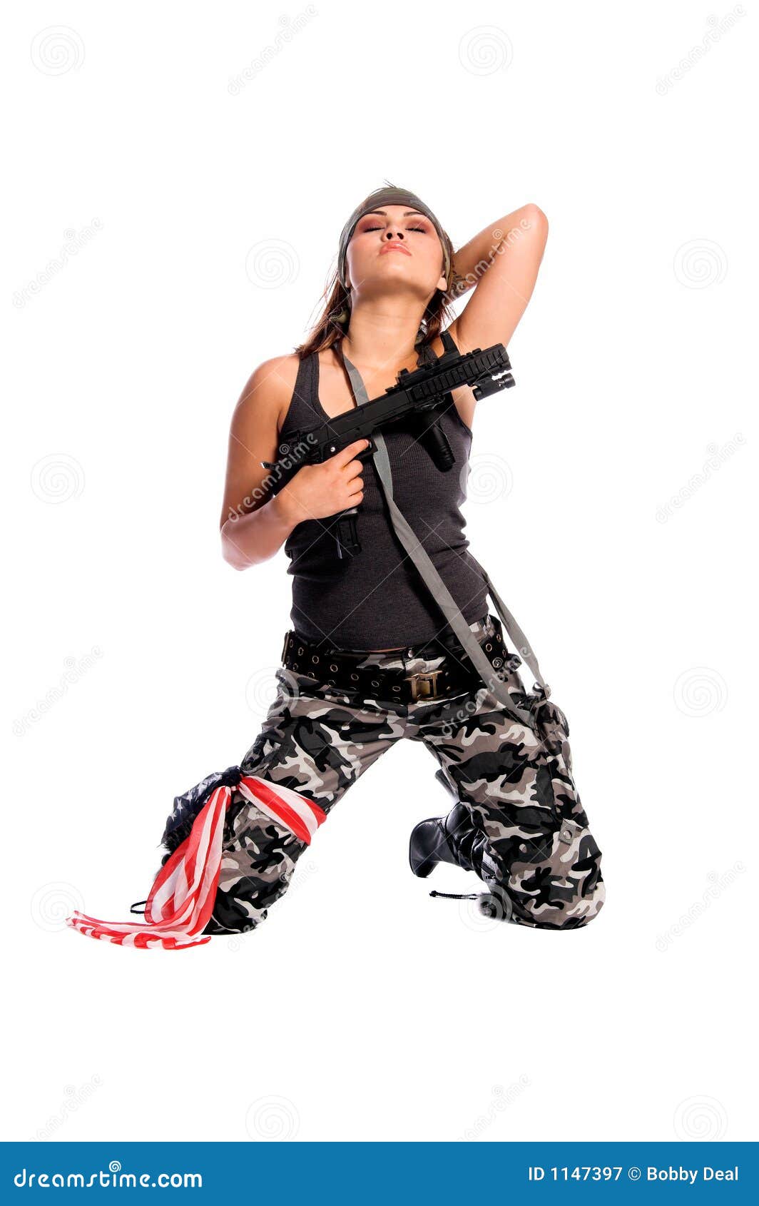 Warrior Woman stock image. Image of girl, spanish, portrait 1147397