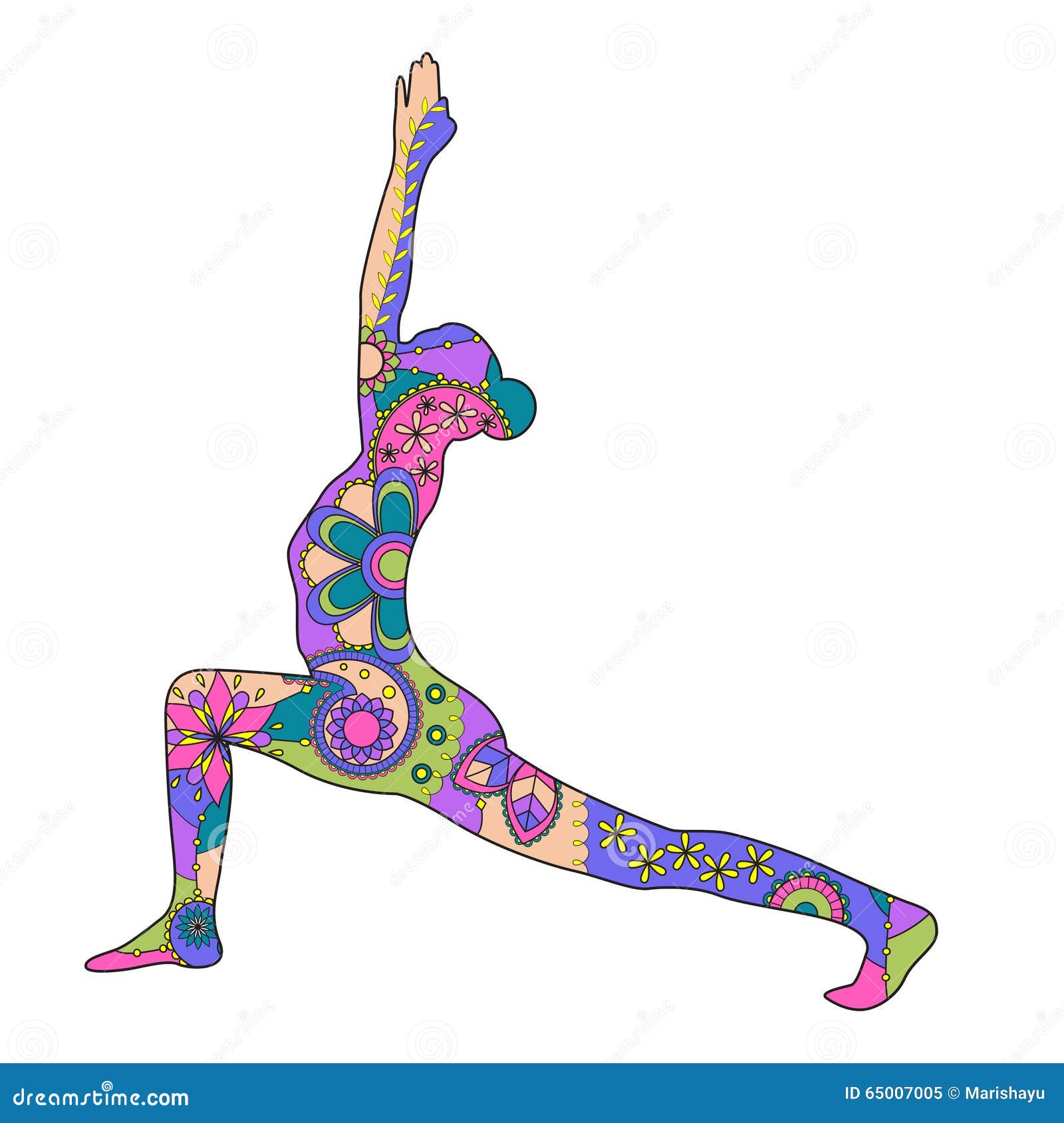 Warrior Yoga Stock Illustrations – 1,215 Warrior Yoga Stock ...