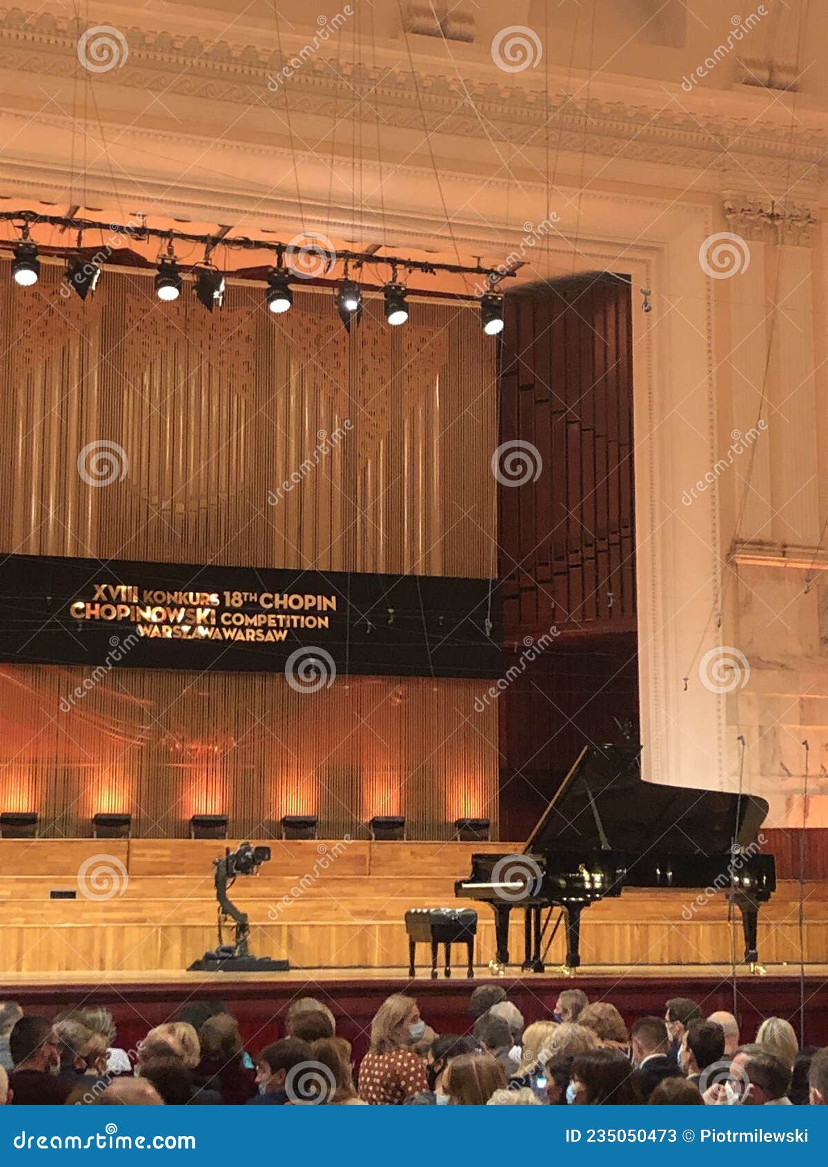 Warsaw/Mazowieckie/Poland - October 16, 18th International Chopin Piano Competition Competition Editorial Stock Photo - Image acoustic, decor: 235050473