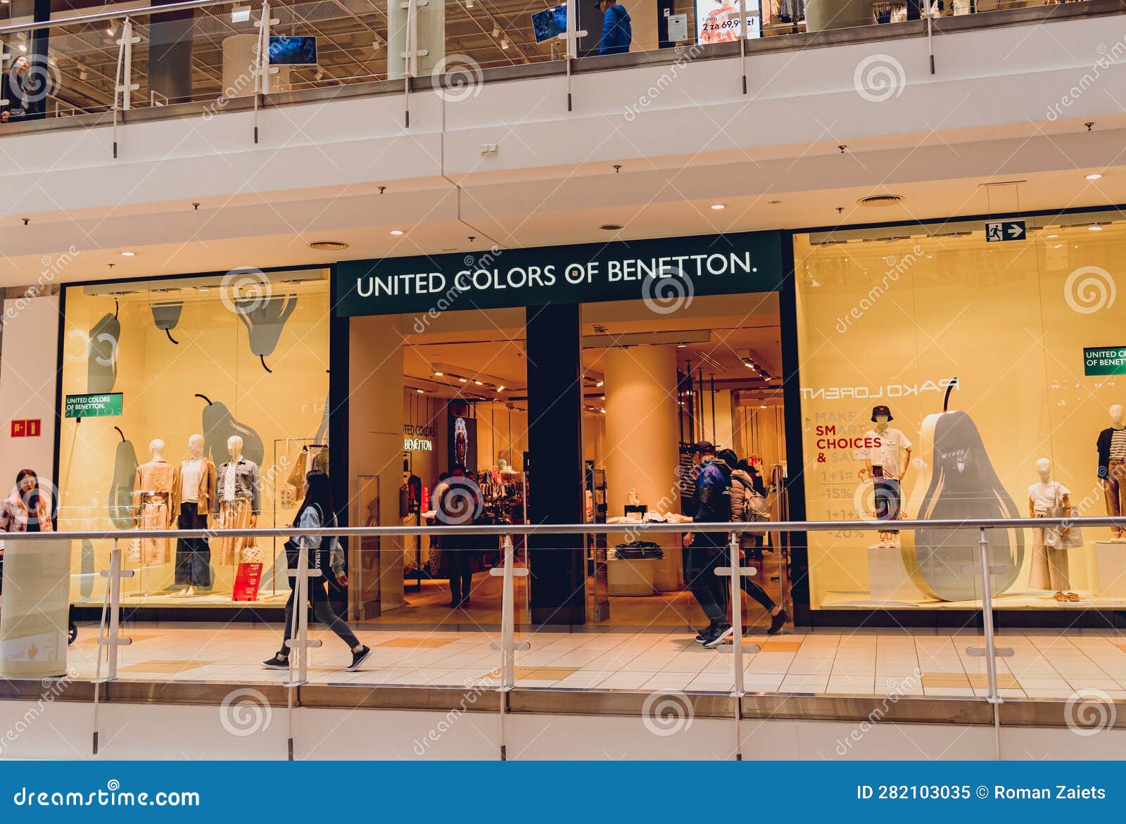 WARSAW. POLAND - MAY 21, 2023: United Colors of Benetton Brand Retail ...