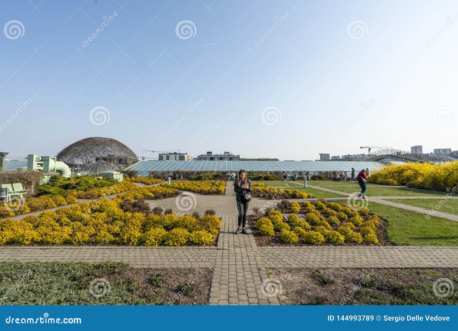 The Warsaw University Library Roofs Editorial Stock Image Image