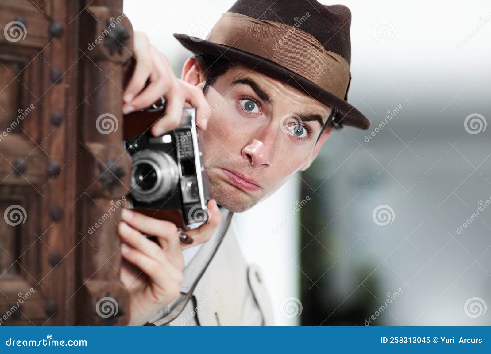 That Was Unexpected....Private Detective Capturing a Photo from Around