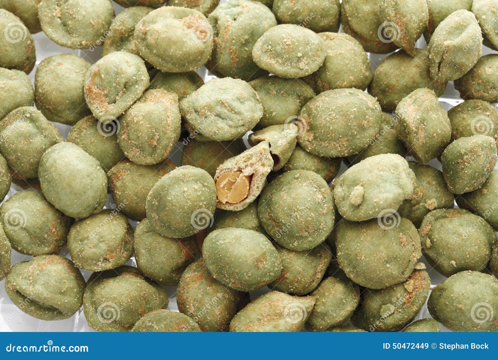 Wasabi coated peanuts stock image. Image of spice, nutrition 50472449