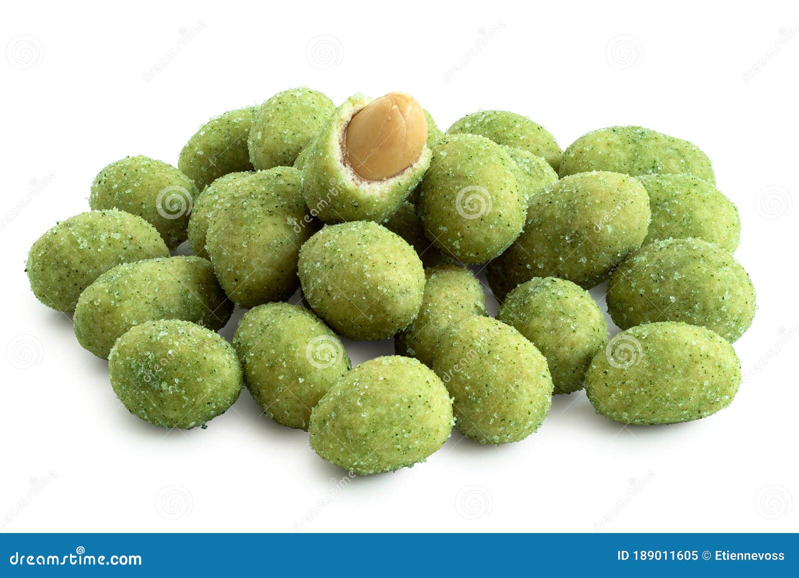 Wasabi coated peanuts stock image. Image of oriental 189011605