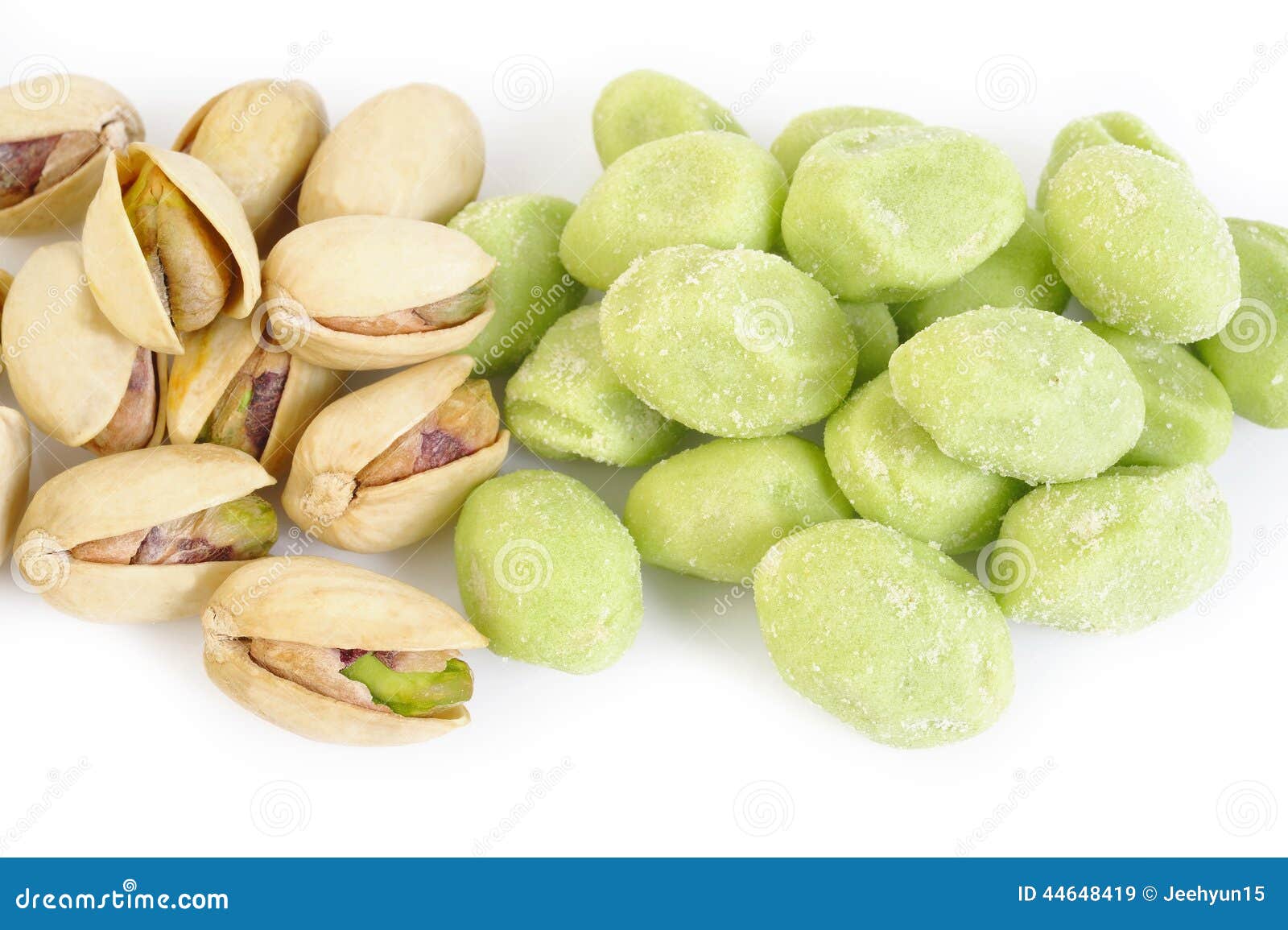 Wasabi coated pistachios stock image. Image of food, eating 44648419