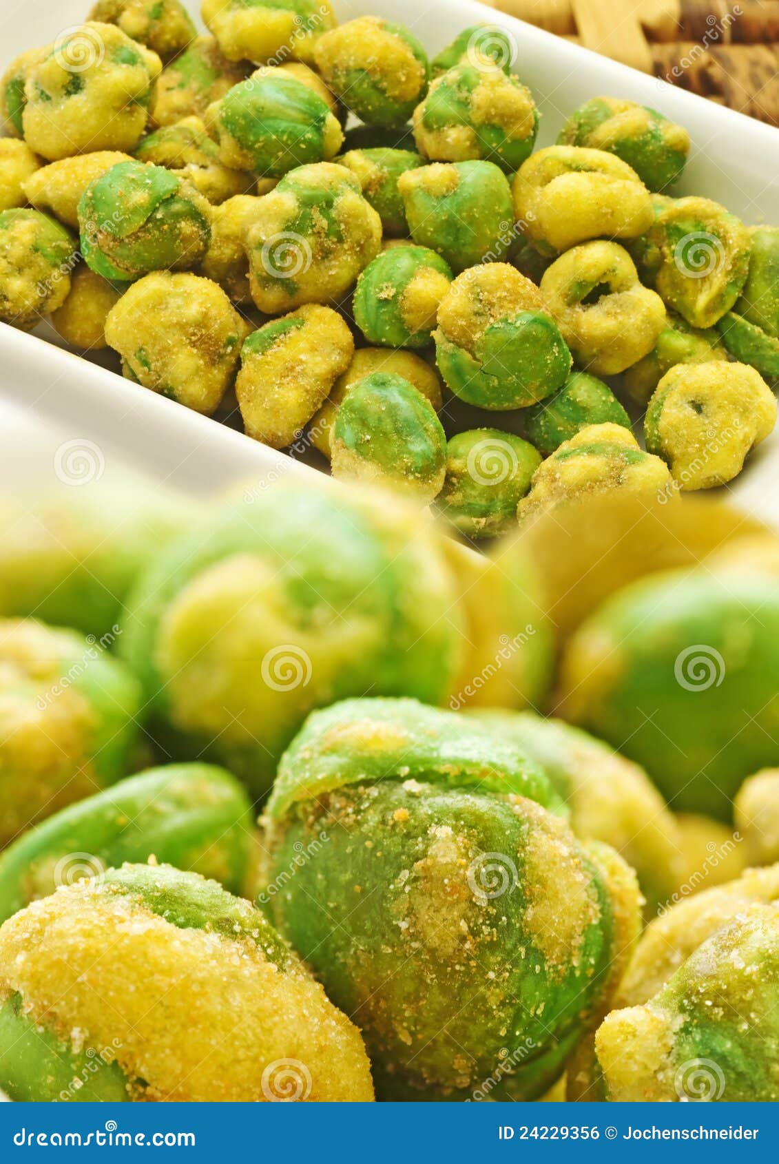 Wasabi green peas stock photo. Image of seasoning, unique 24229356