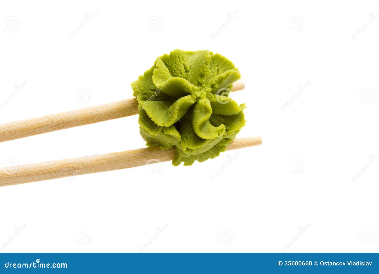 Wasabi Isolated on White Background Stock Photo Image of plate