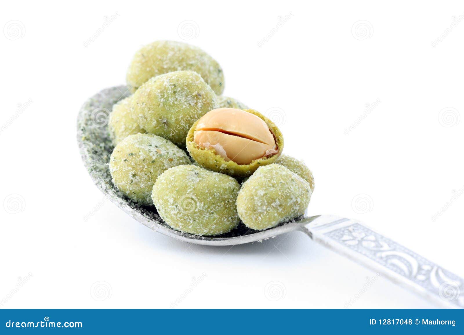 Wasabi Peanut Balls stock photo. Image of pile, heap 12817048