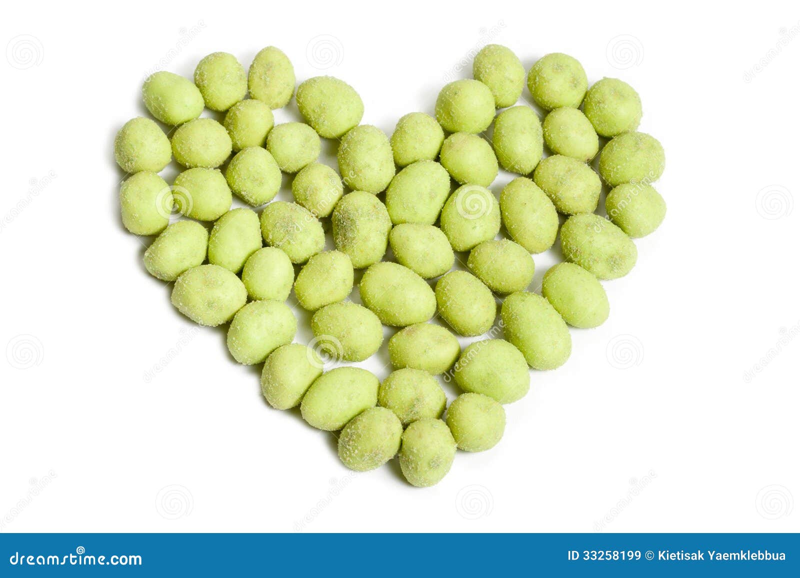 Wasabi peanut heart stock image. Image of appetizer, food 33258199