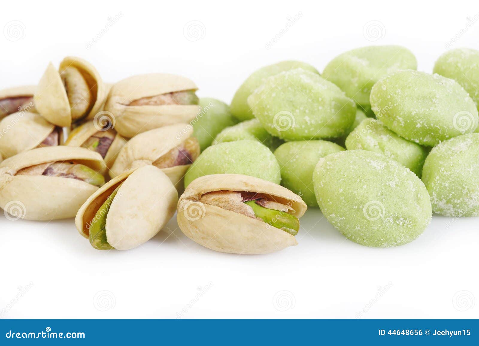 Wasabi peas stock photo. Image of eating, wasabi, salted 44648656