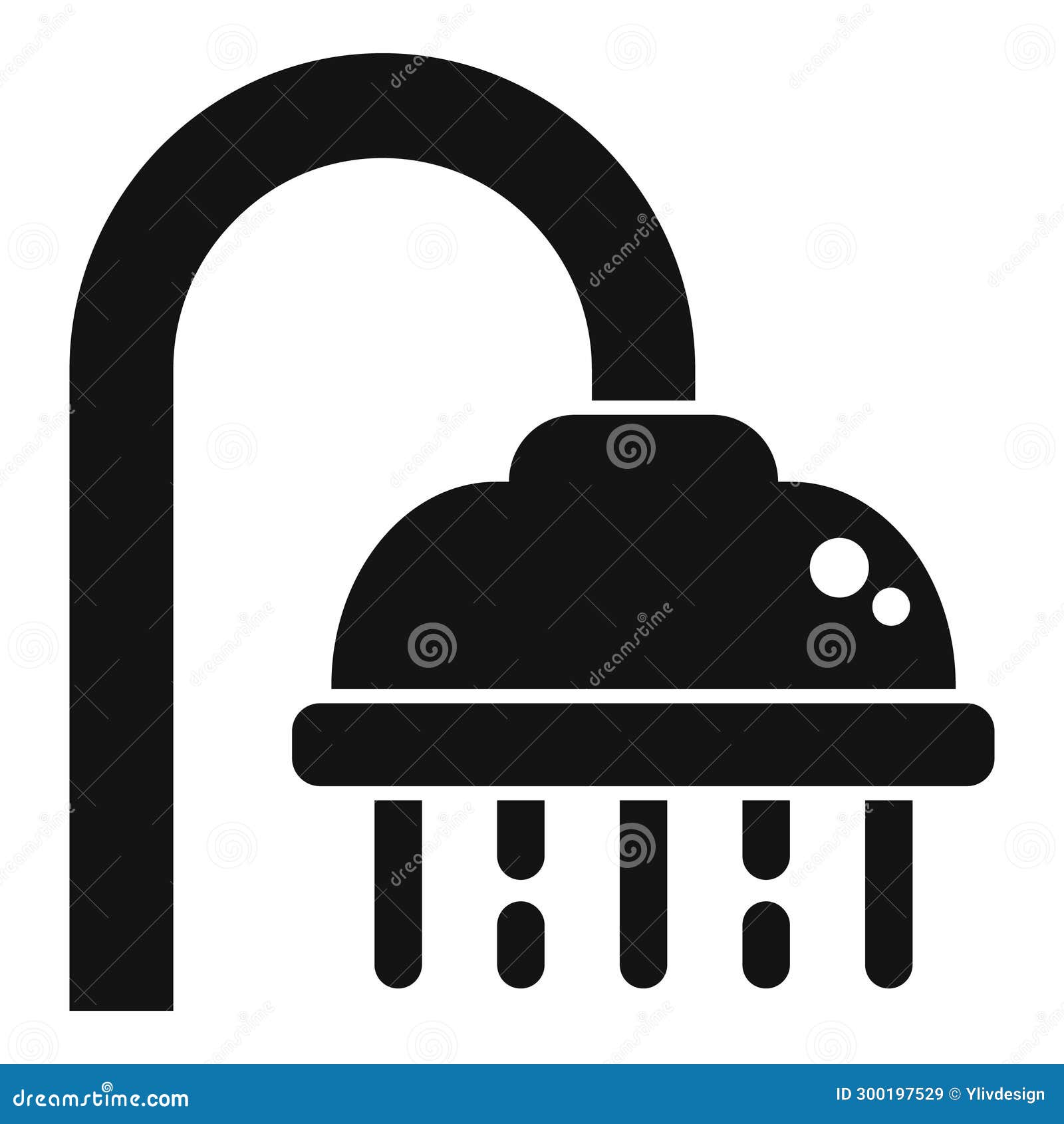 Wash Clean Bath Icon Simple Vector. Restroom Hose Spa Stock