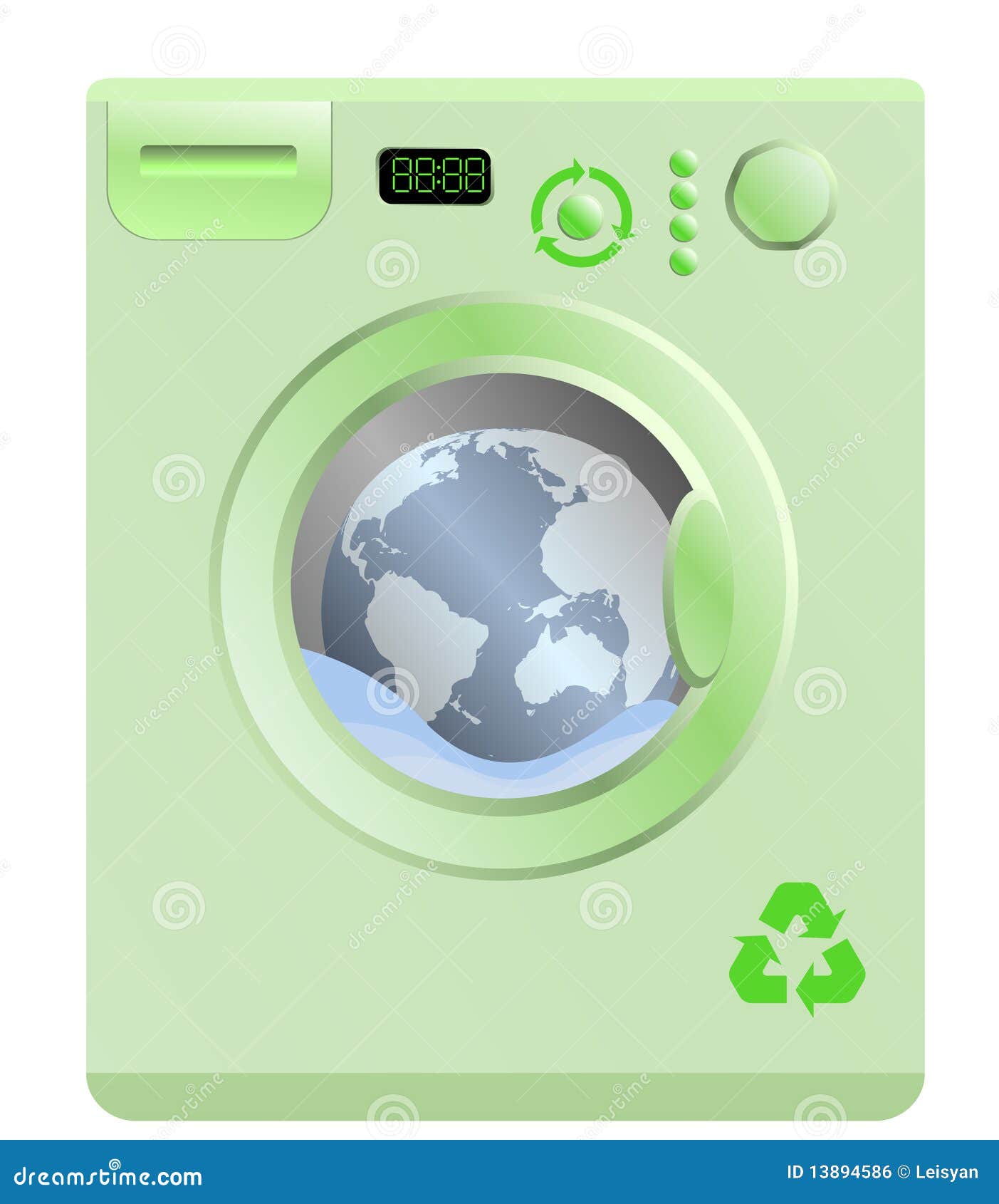 Wash the Earth stock vector. Illustration of ecological 13894586