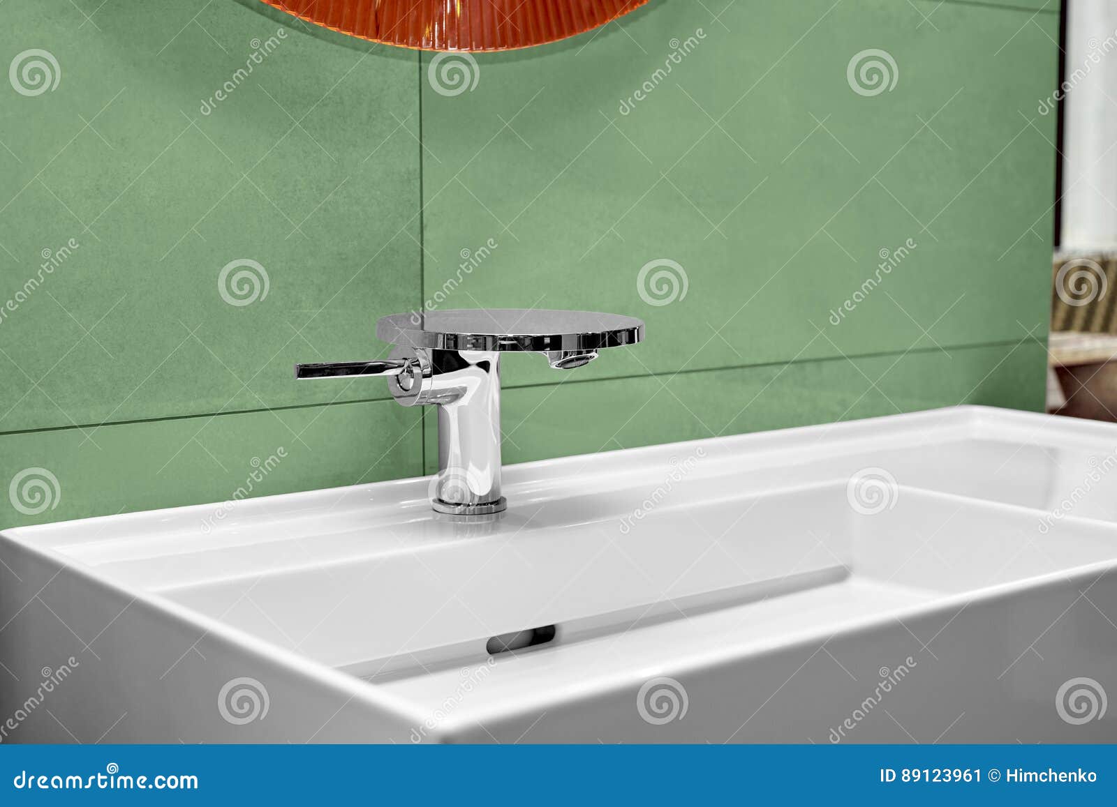 Washbasin in the bathroom stock image. Image of bathroom - 89123961