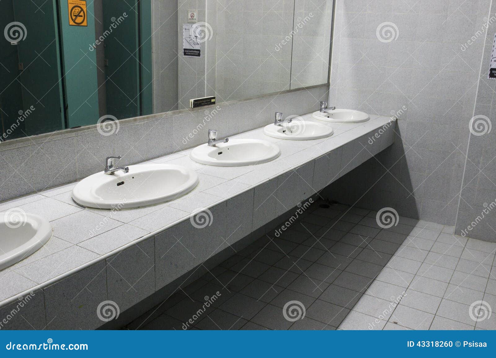 Washbasin in the toilet stock photo. Image of washbasin - 43318260