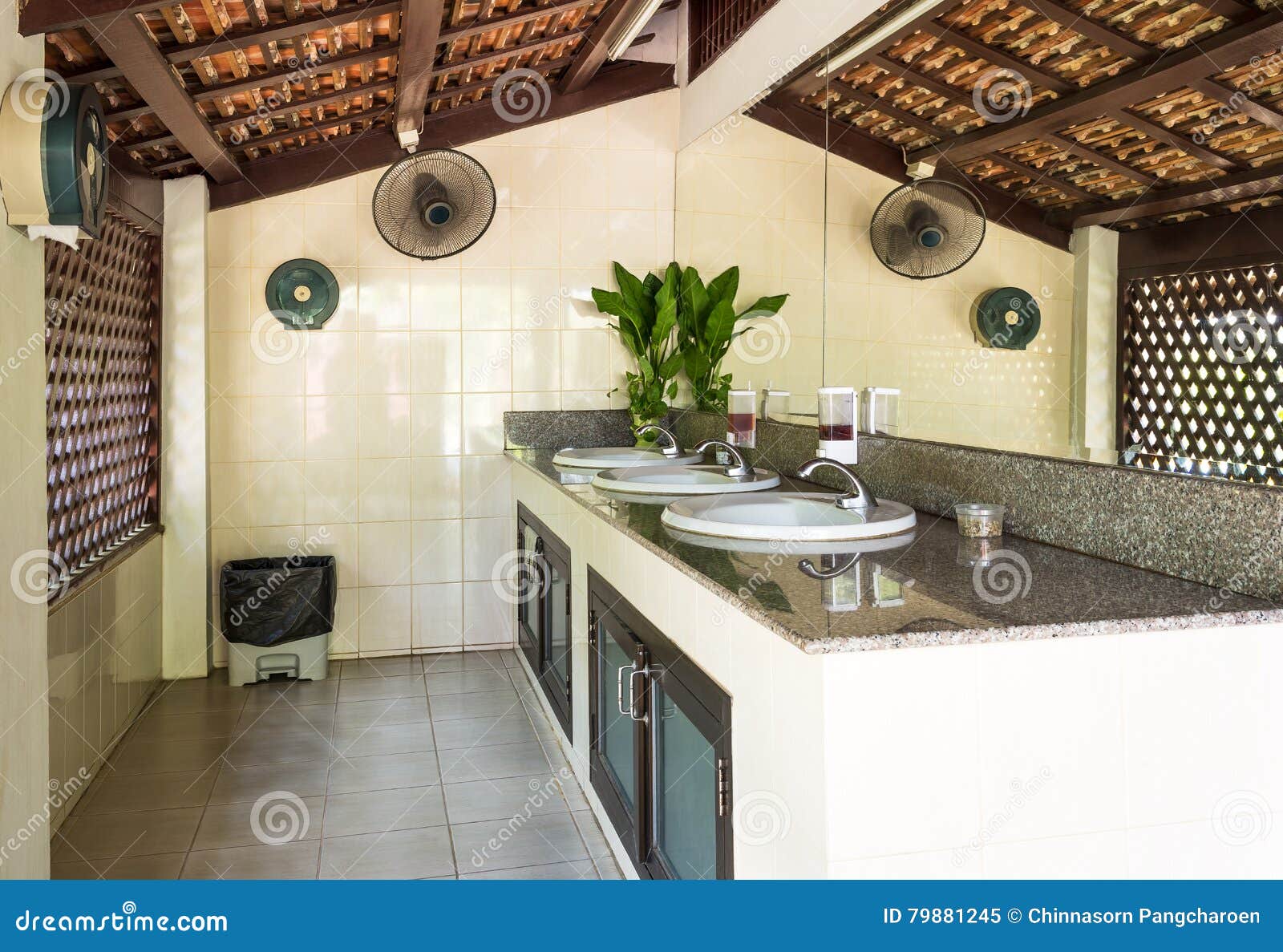 Washbasin in toilet stock image. Image of bathe, chromium - 79881245