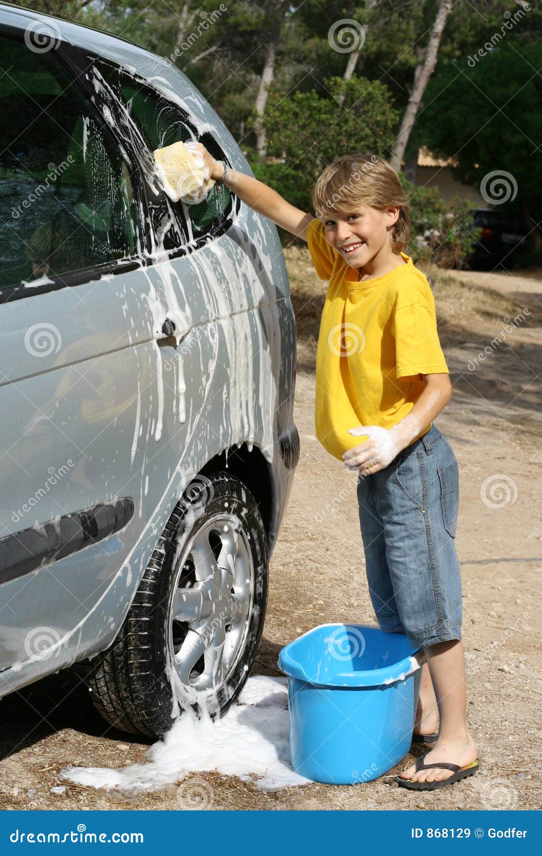 Washing Car Royalty Free Stock Images Image 868129