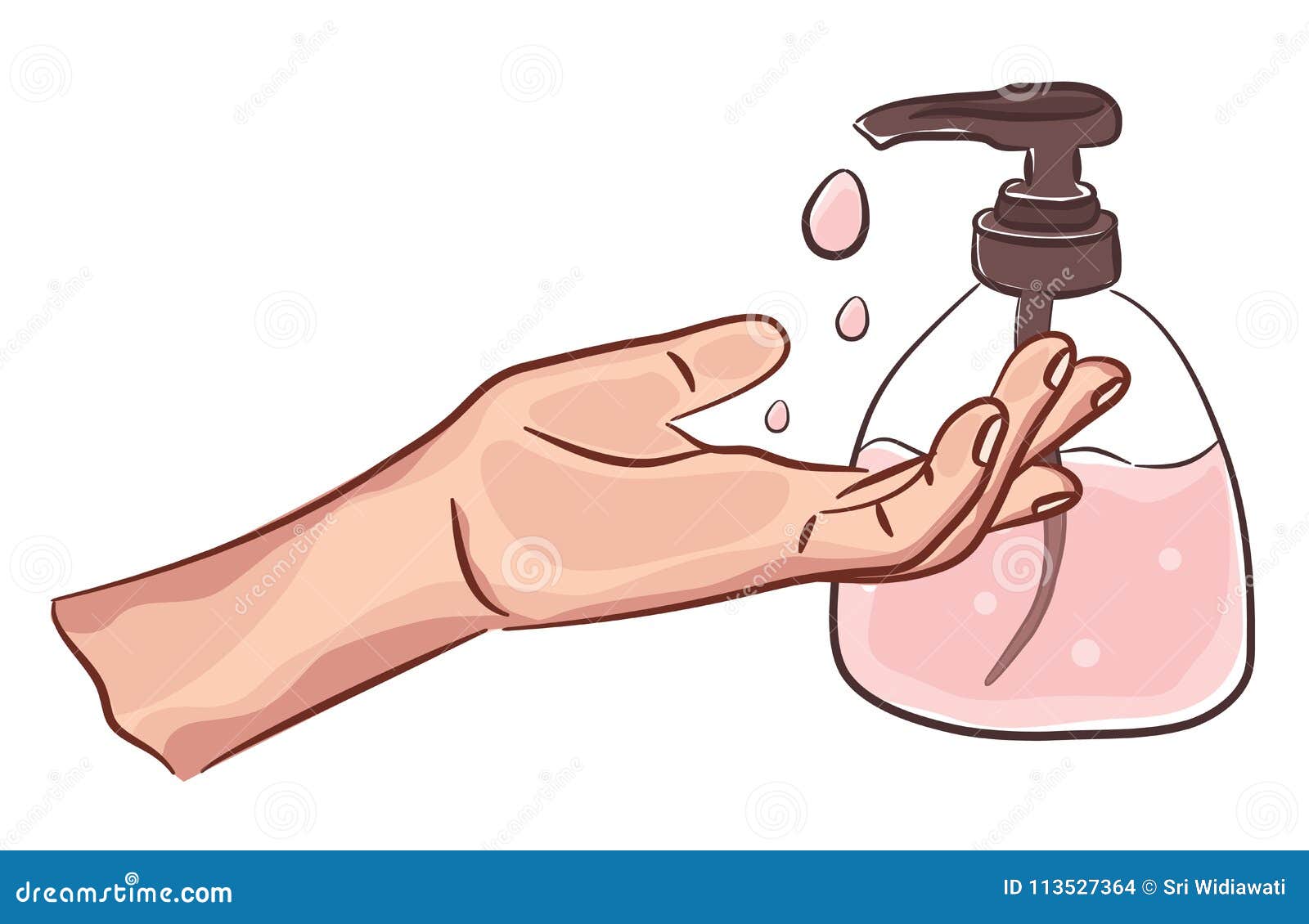 Wash Your Hands. Vector Illustration. Hand Drawing. Hand Washing. Drawing  in Cartoon Style Stock Illustration - Illustration of flat, clean: 176739130