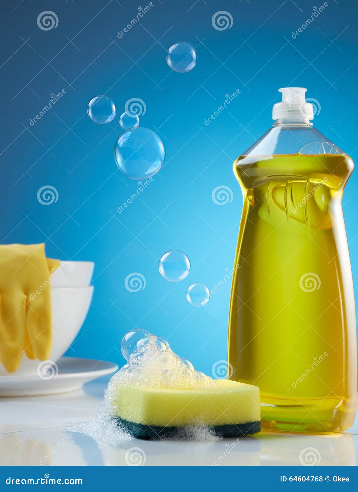 Washing dishes stock photo. Image of dishwashing, household 64604768