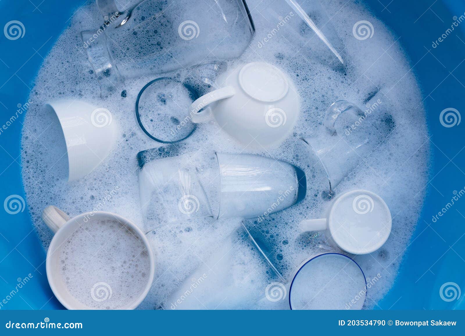 Washing Drinking Glasses and Cups Stock Photo Image of dishes