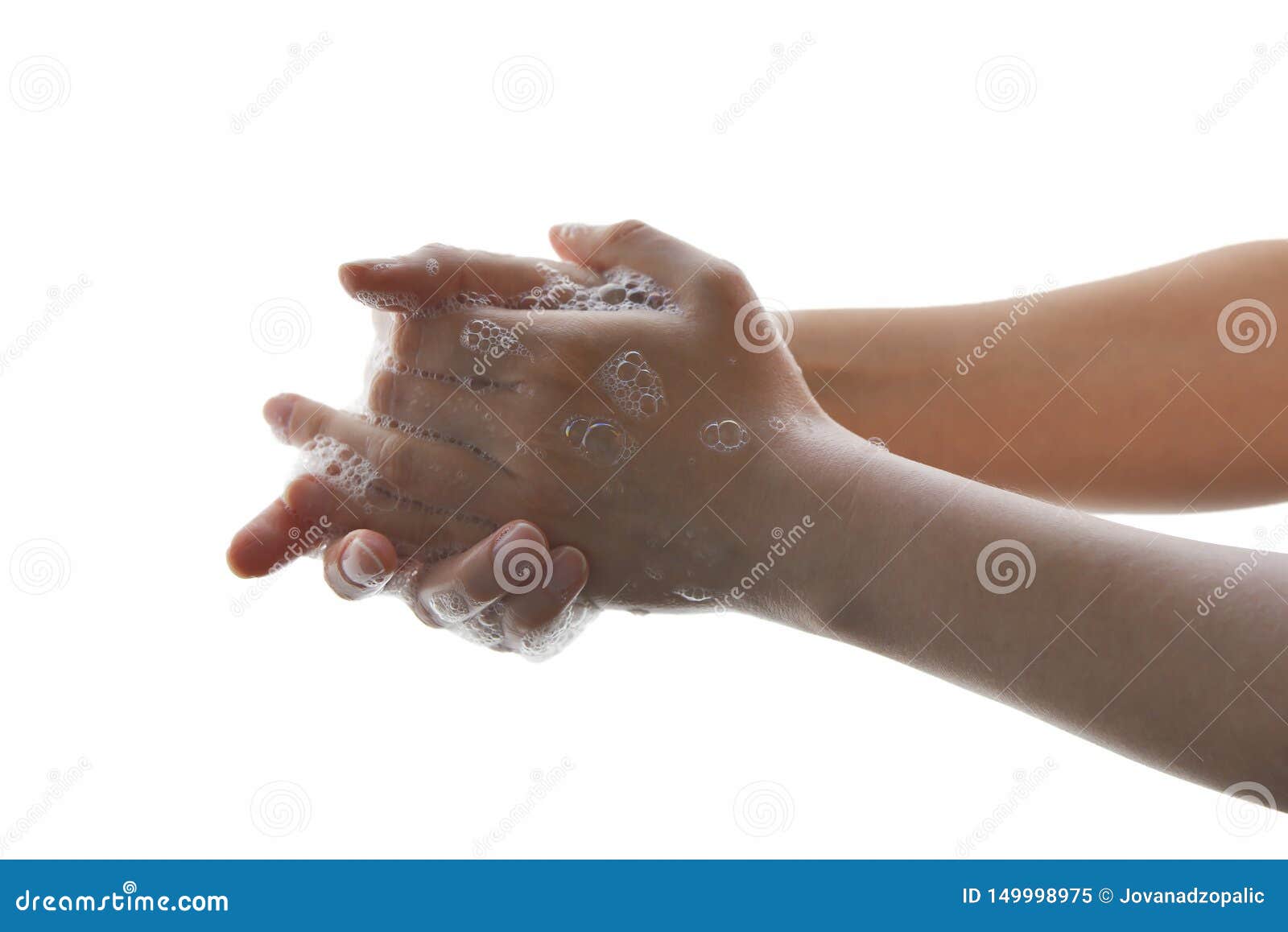 Washing Hands with Liquid Soap. Stock Image Image of disinfect