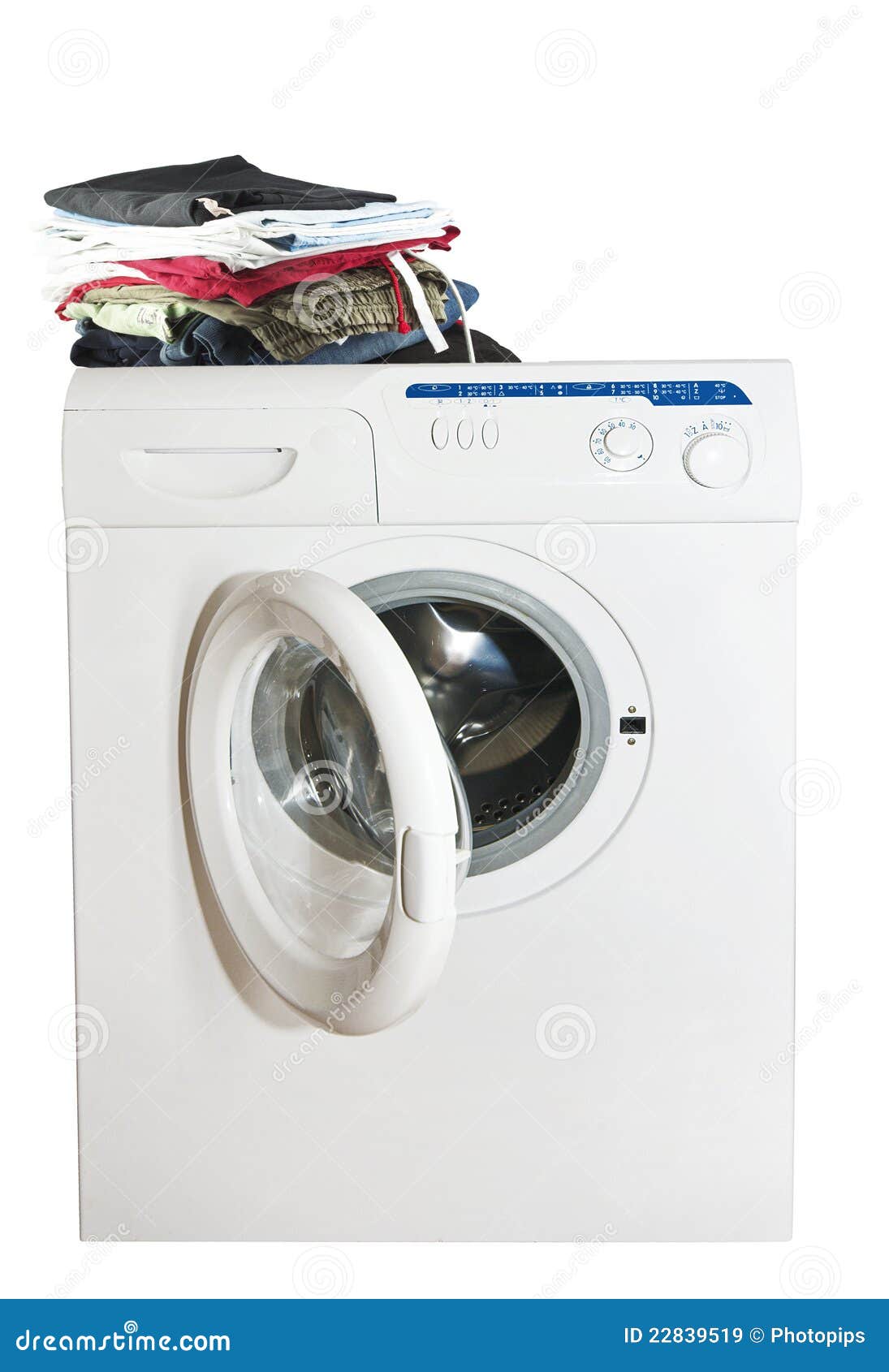 Washing machine stock image. Image of appliance, cleaners 22839519